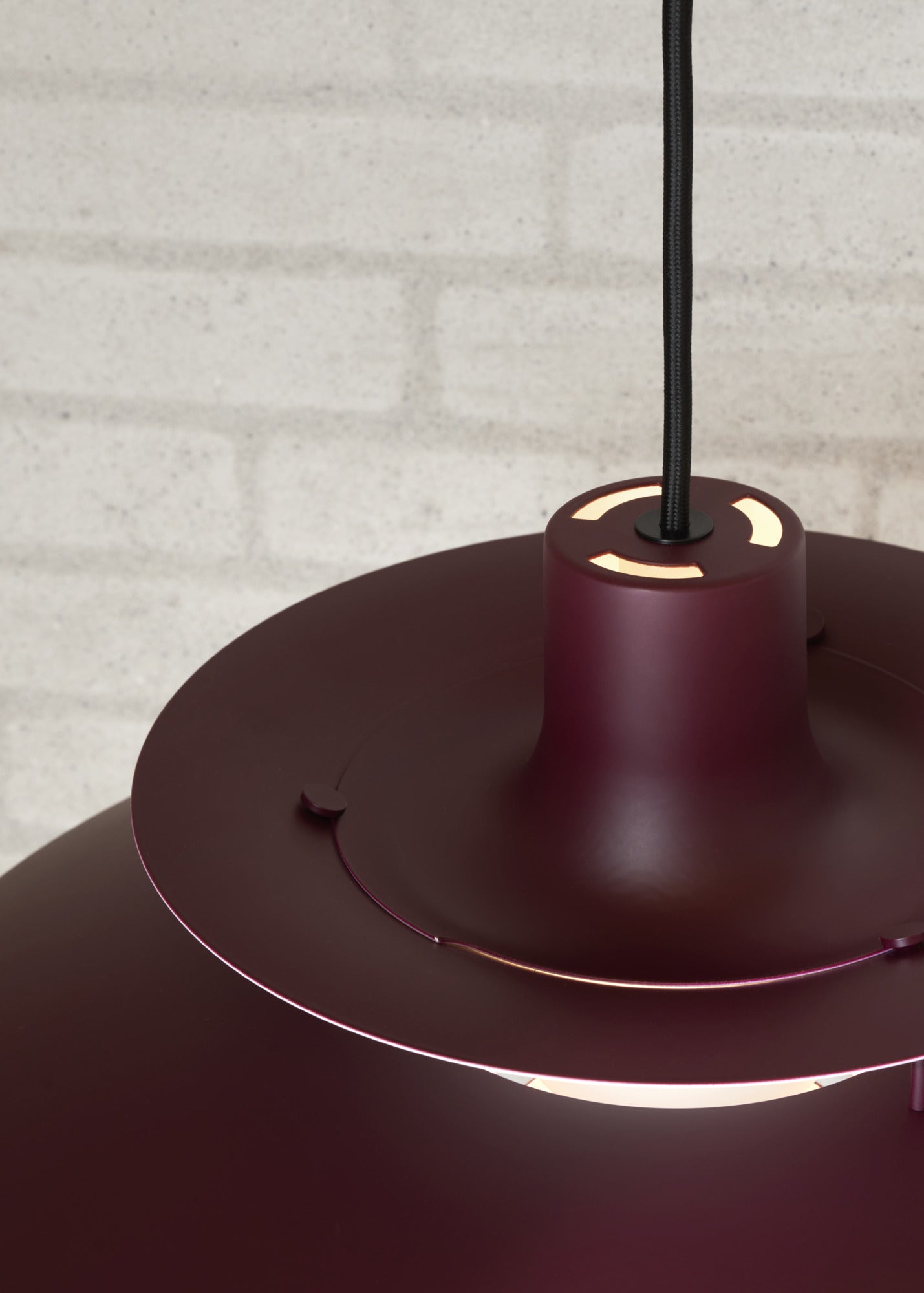 Lampa wisząca PH 5 monochromatyczny burgundowy