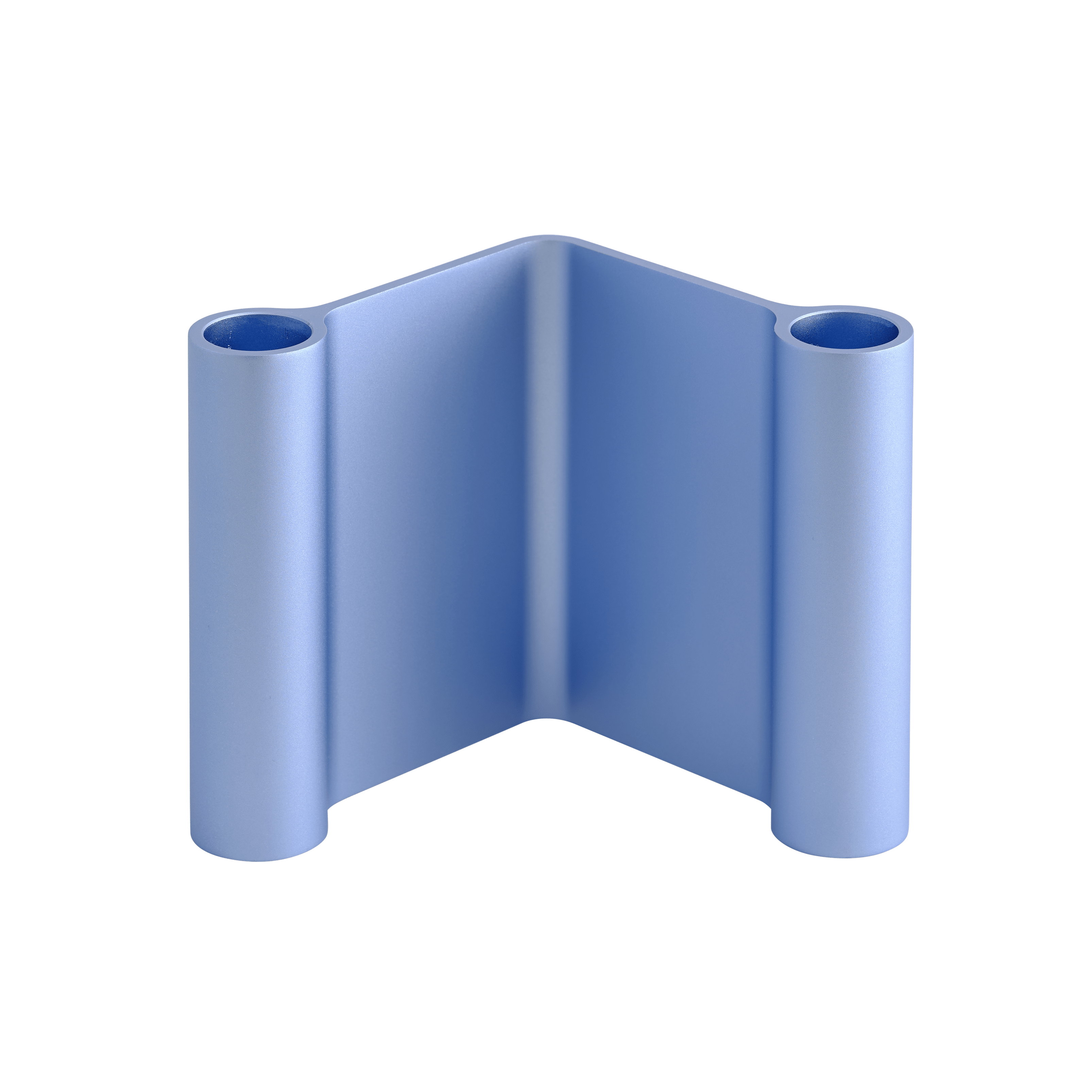 PAIR Blue Candle Holder