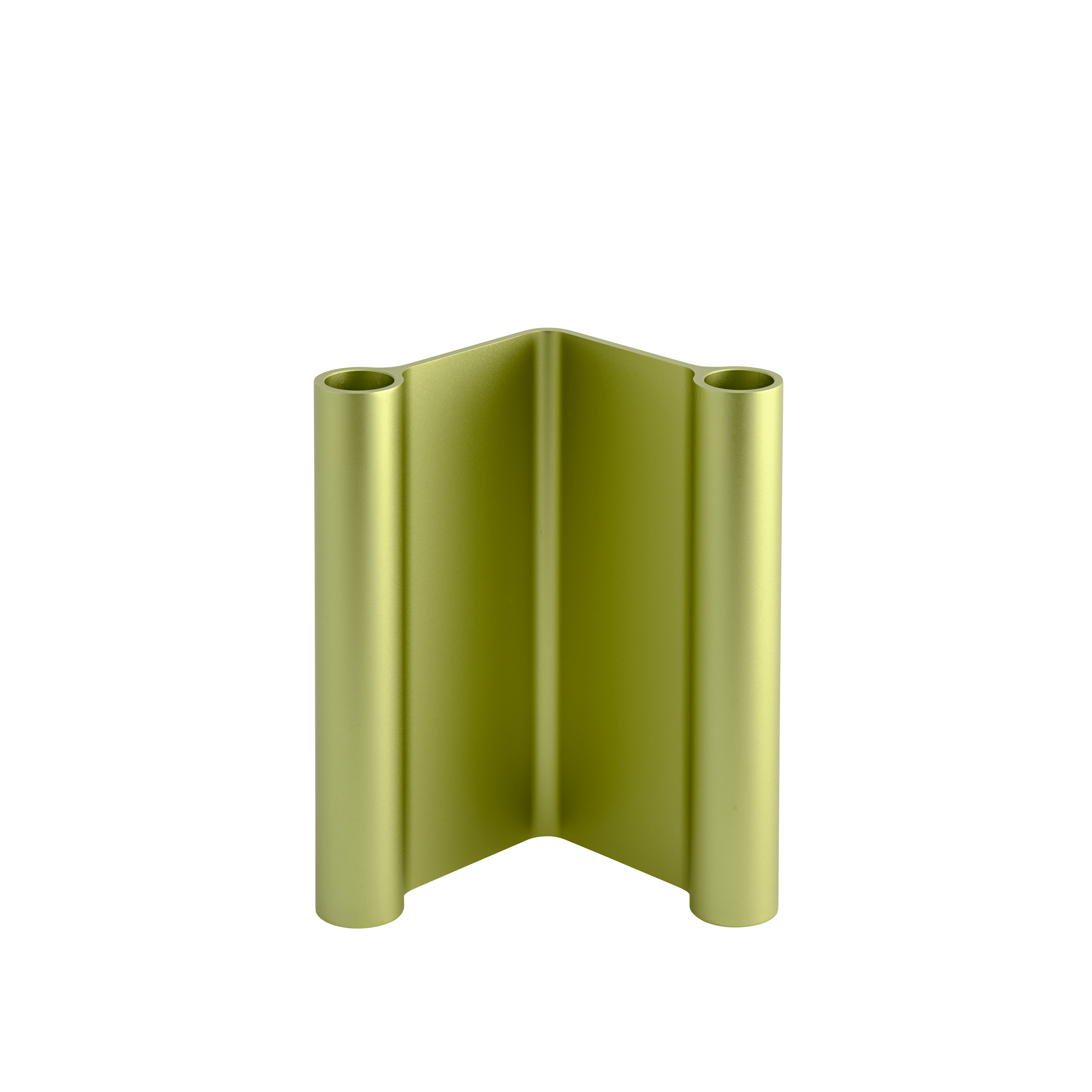 PAIR Green Candle Holder