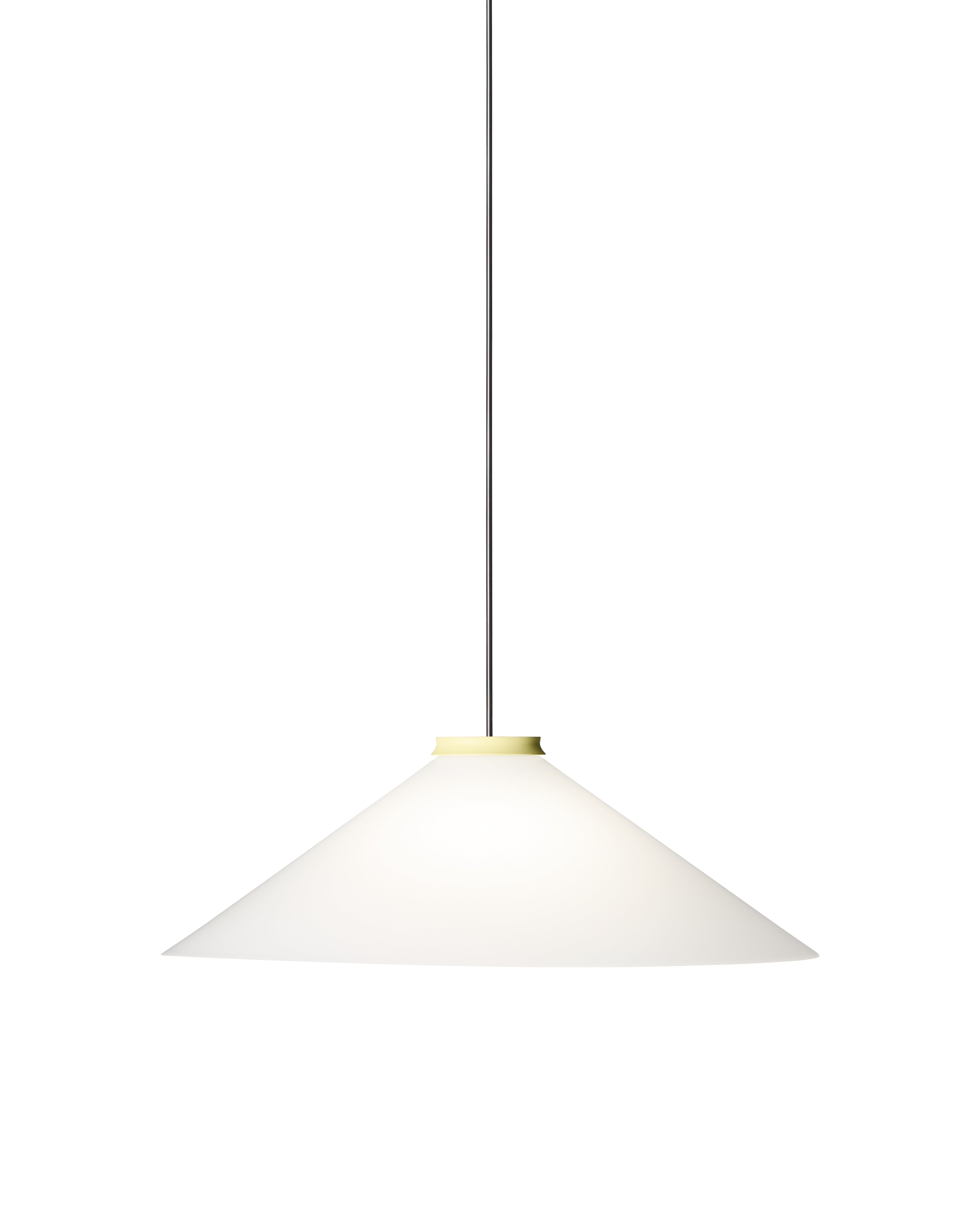 ALINE Pendant Lamp Light Yellow with White Shade