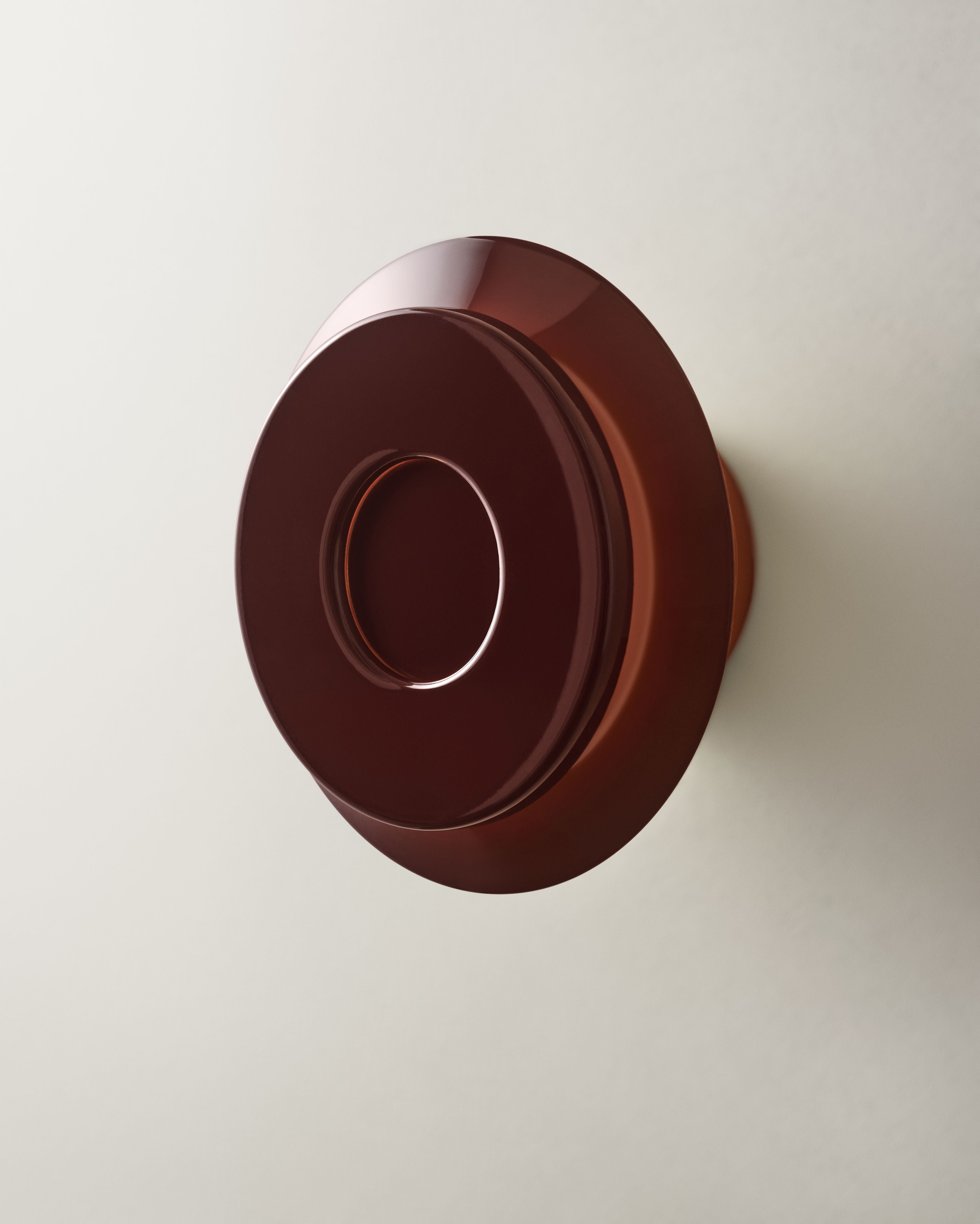 LILLE burgundy wall lamp