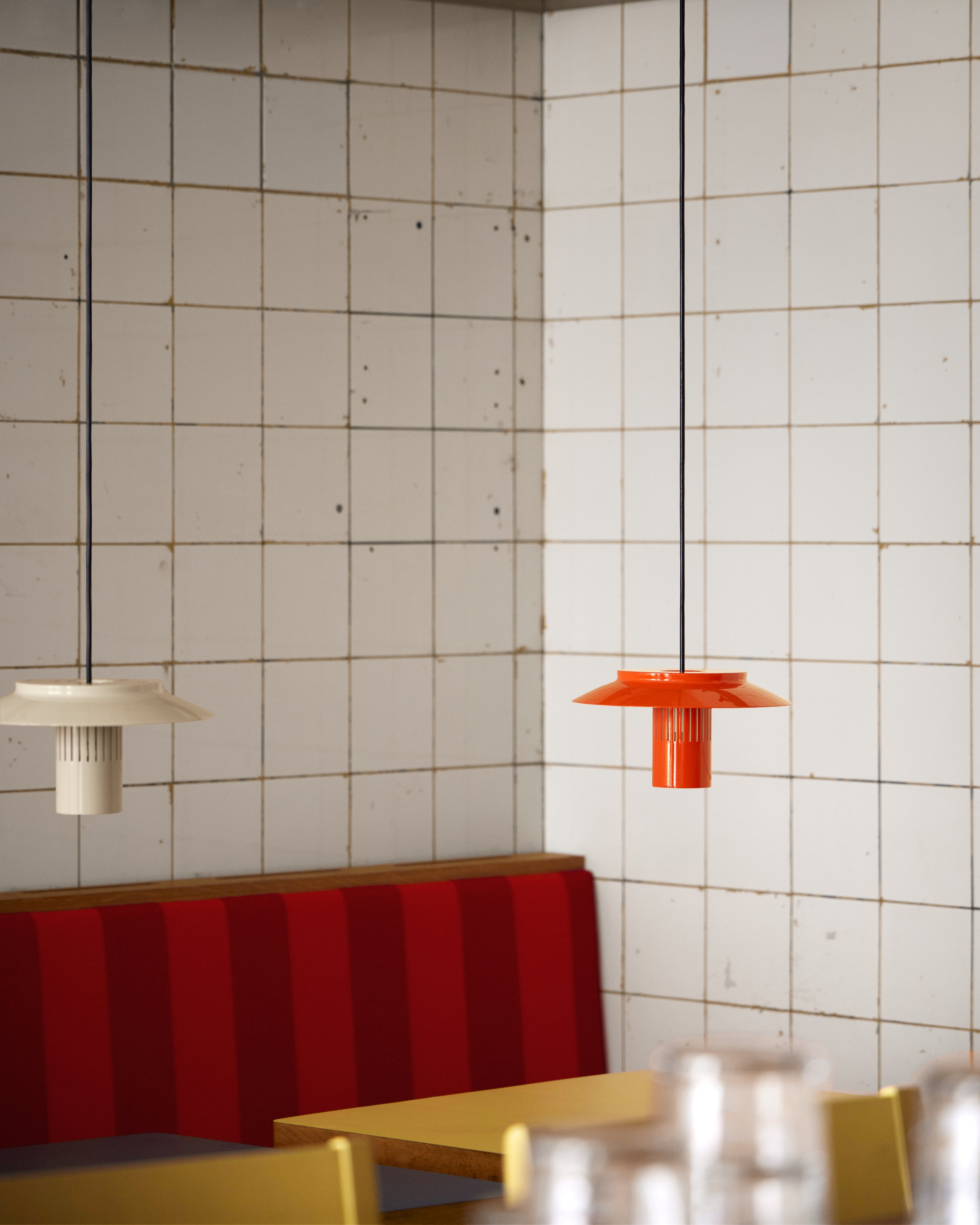 LILLE Pendant Lamp Red Orange