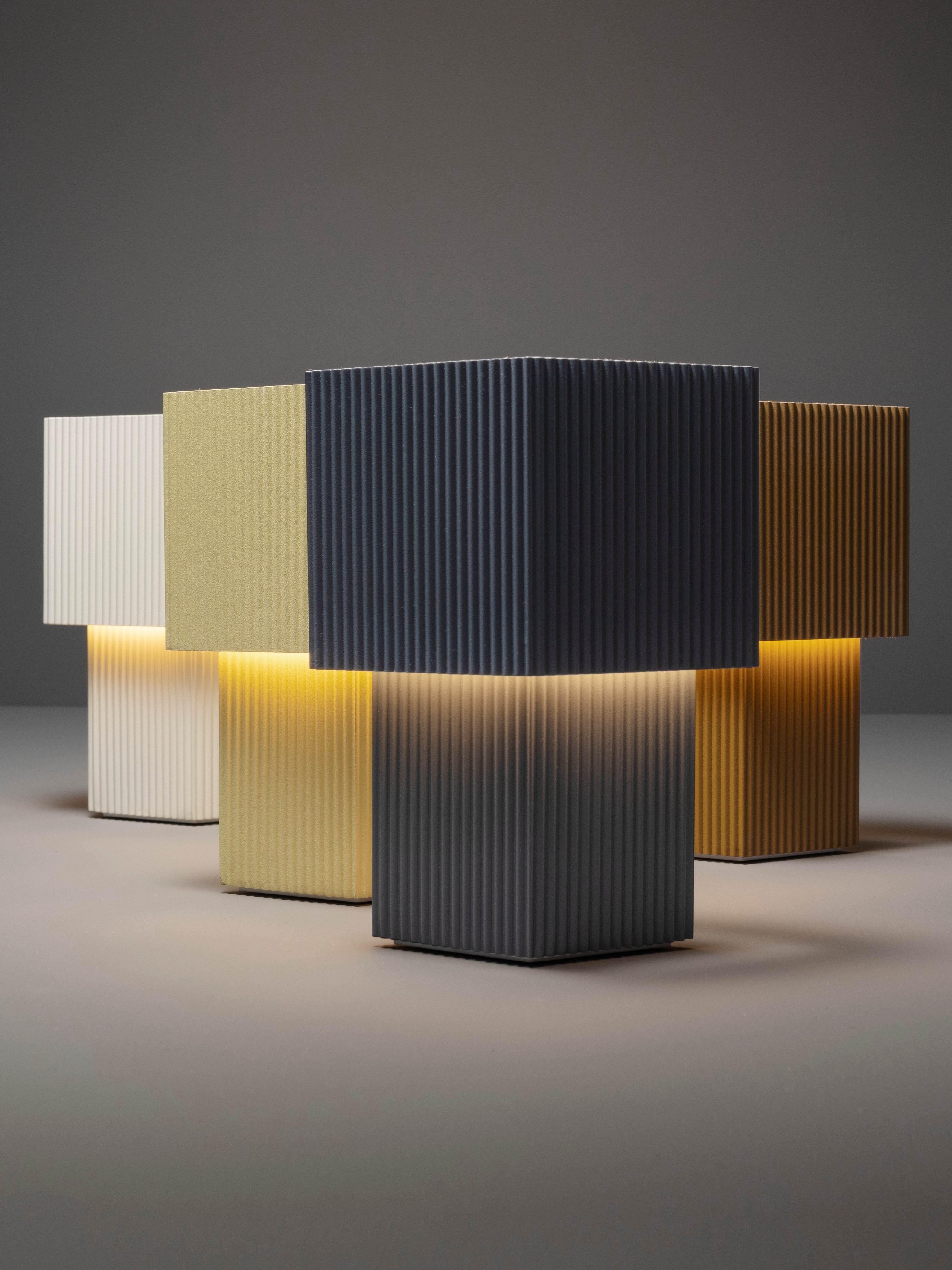 ROMB MINI Dark Blue Table Lamp