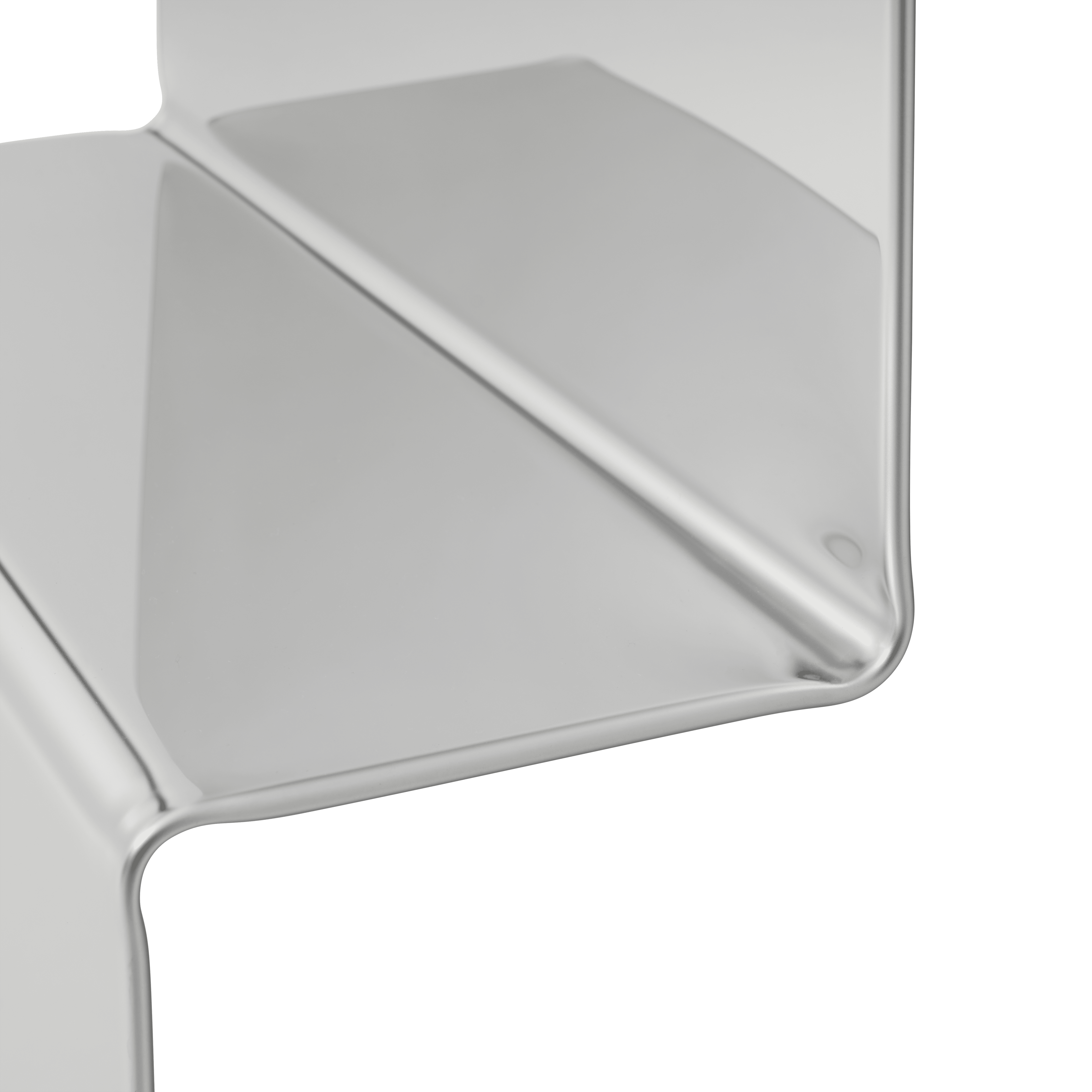 Lustro PLEAT polished steel