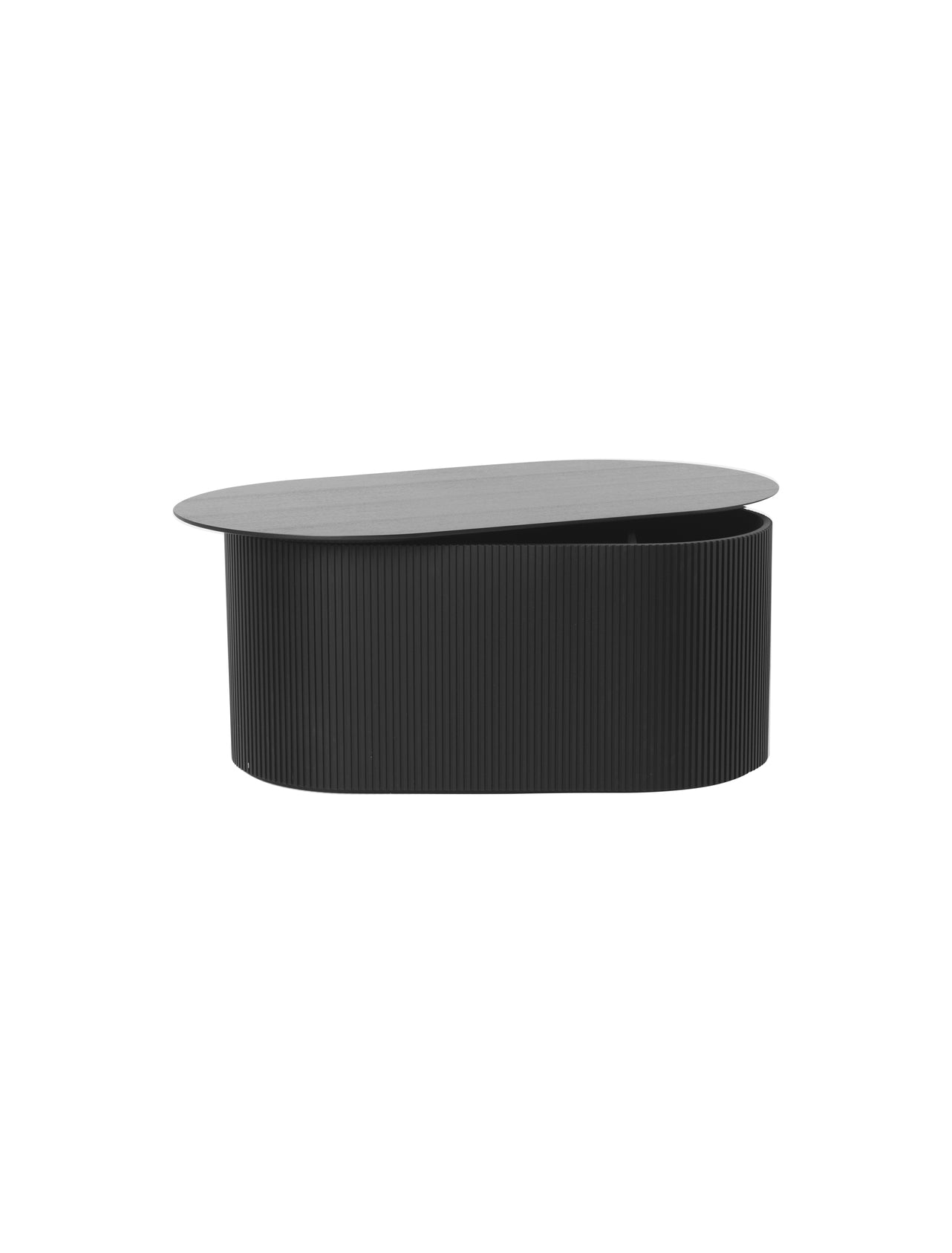 PODIA Couchtisch, schwarzes Eschenfurnier