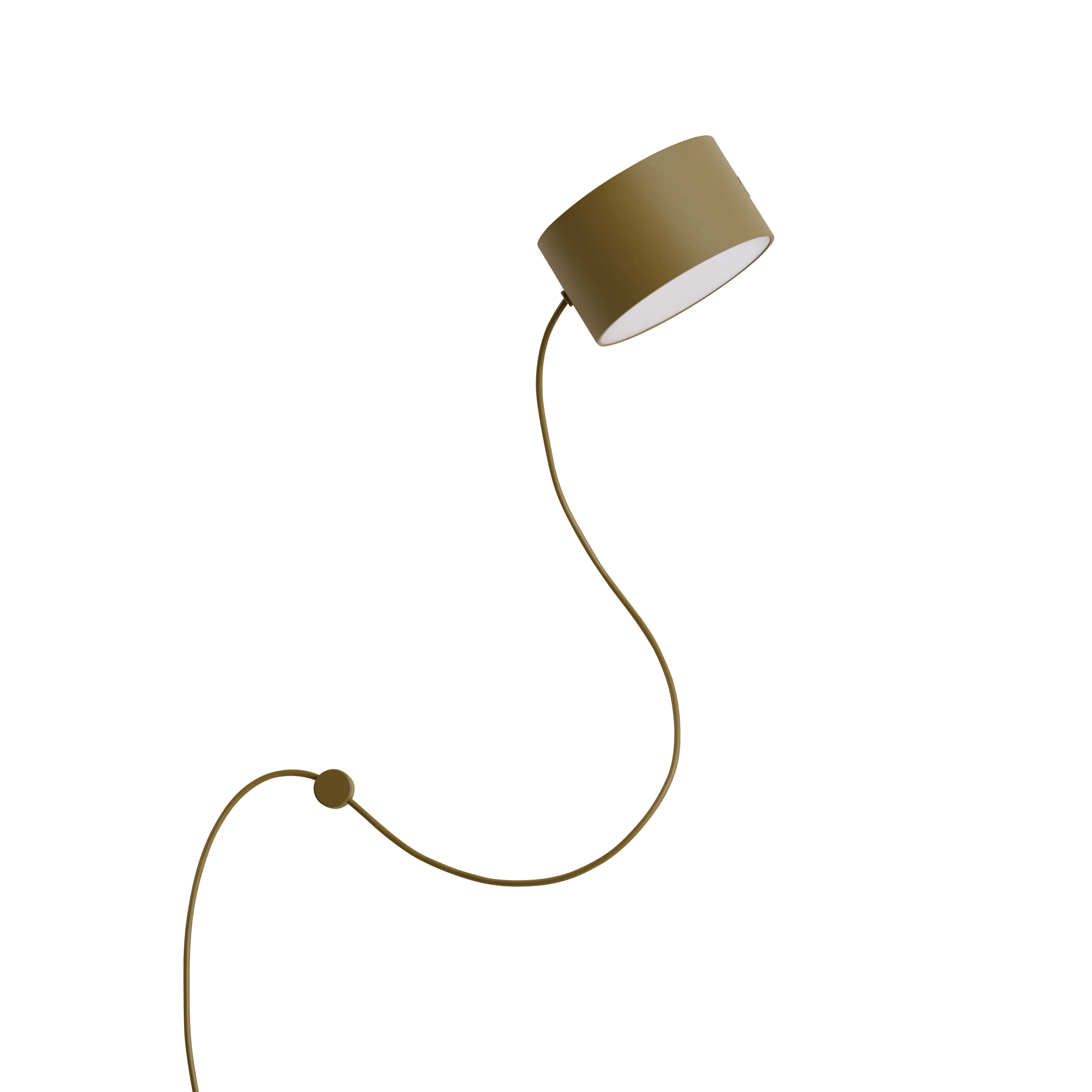 Lampa ścienna POST brązowo-zielony