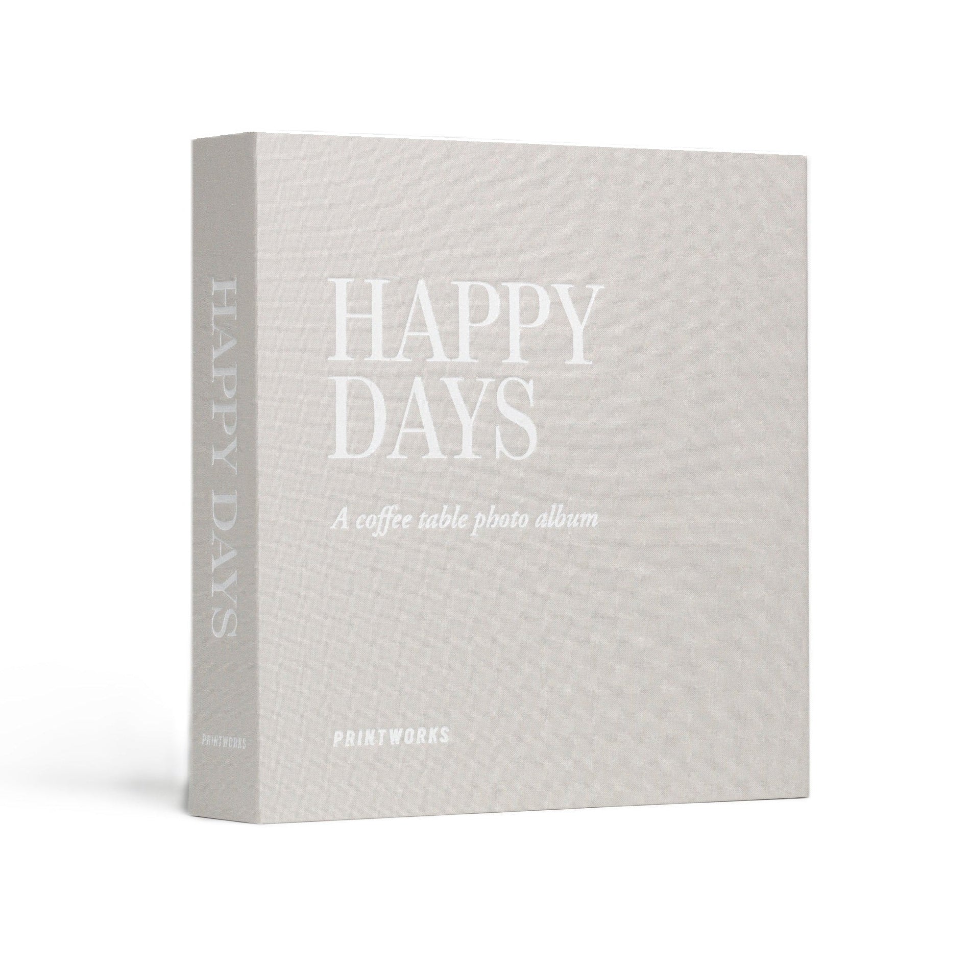 Fotoalbum HAPPY DAYS hellgrau