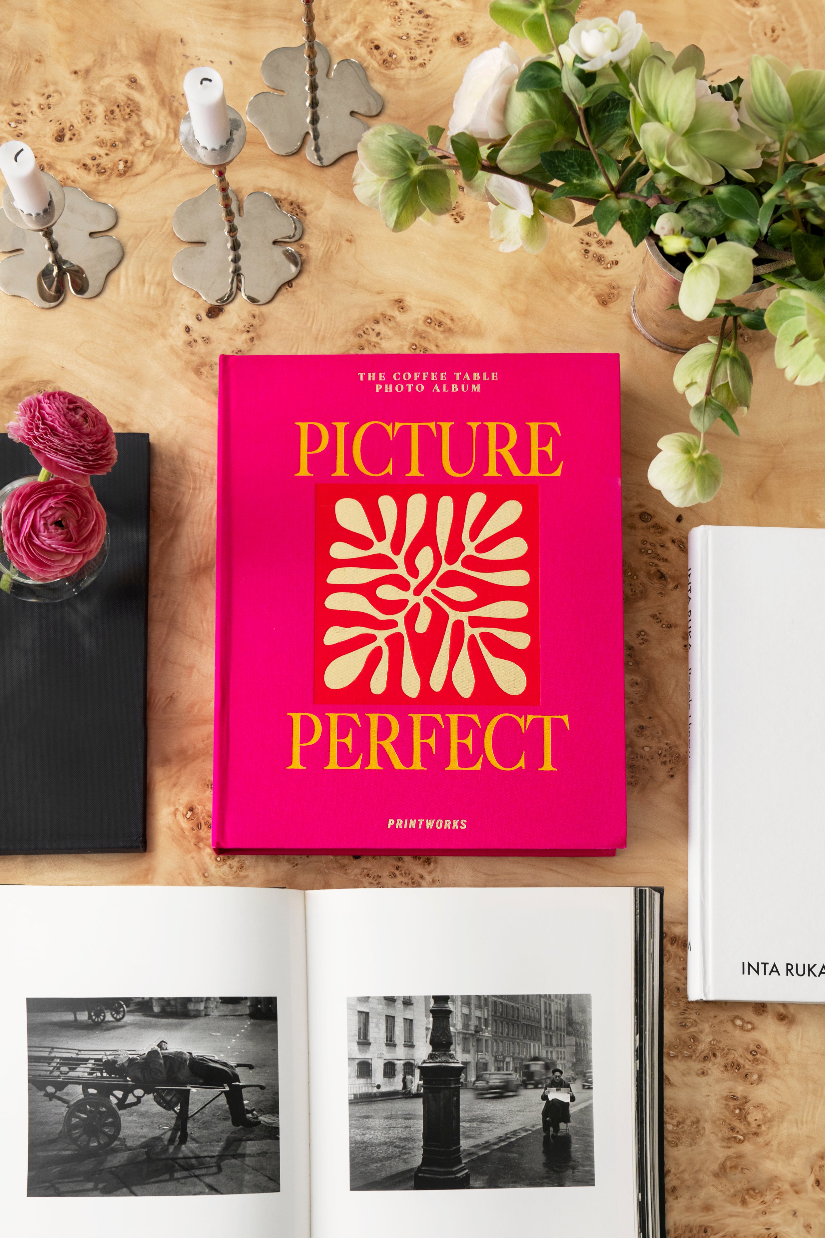 PICTURE PERFECT Photo Album Pink with Gold