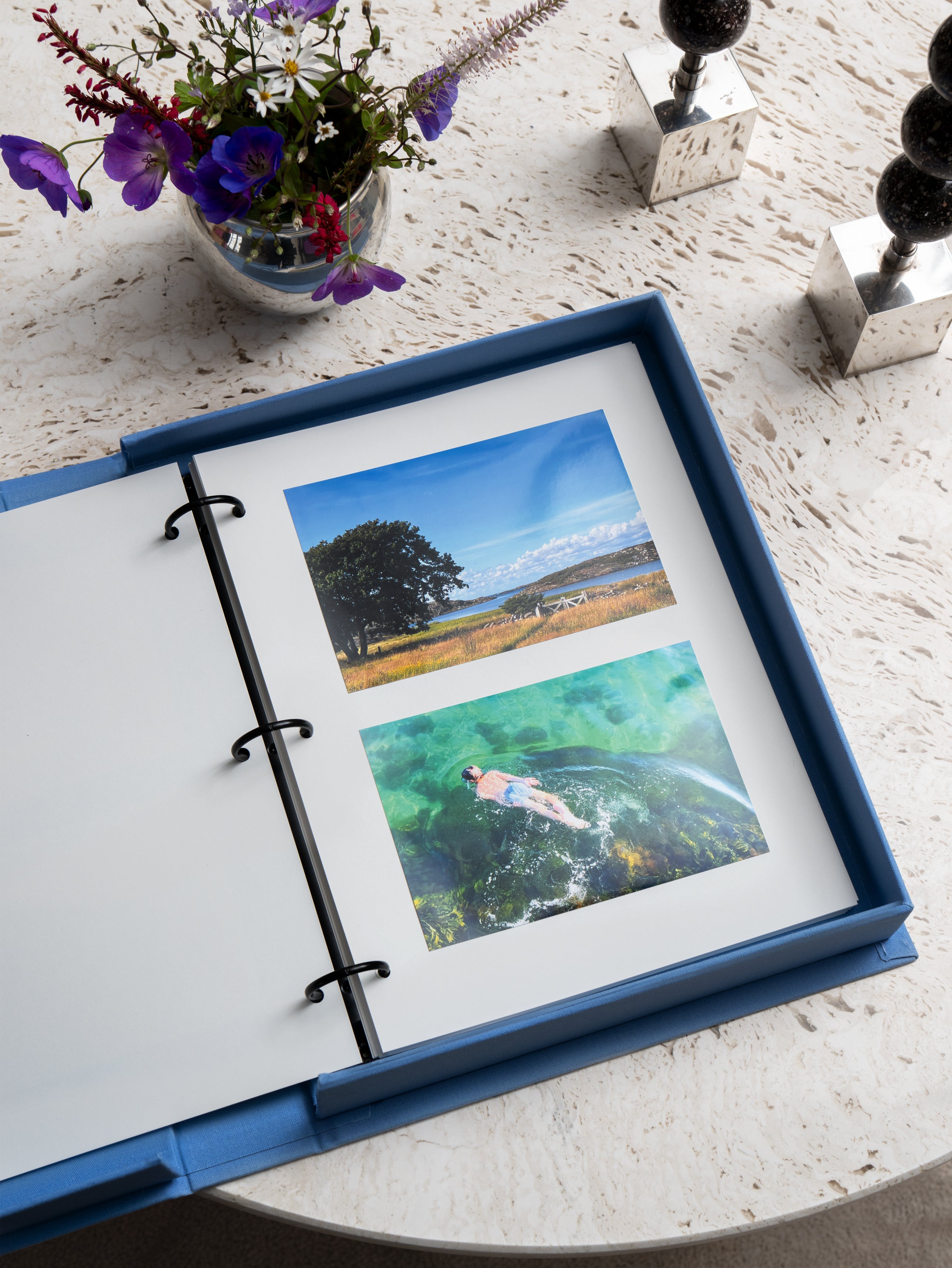 Photo Album MOMENTS THAT MATTER THE MOST blue