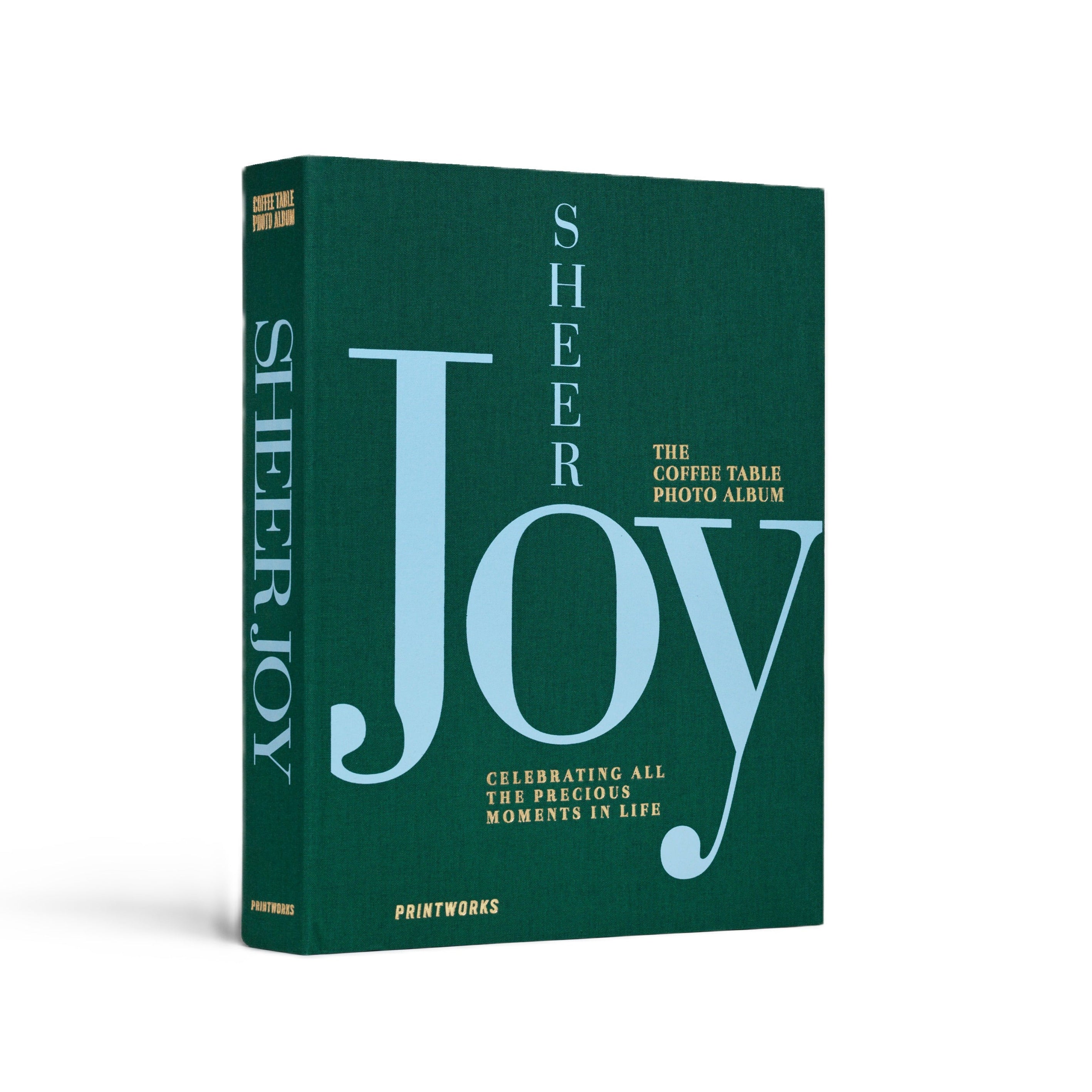 SHEER JOY Photo Album Green with Blue