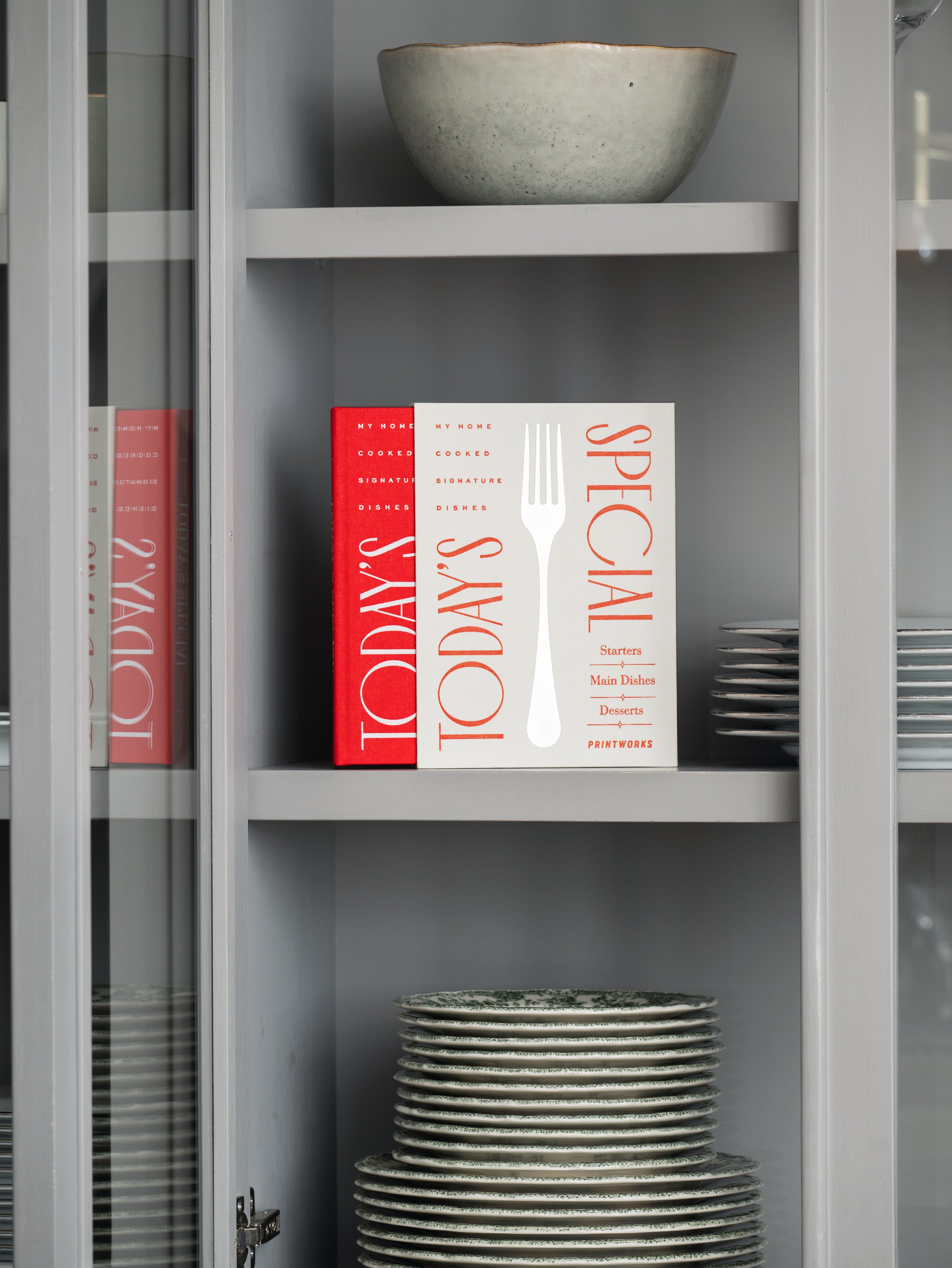 TODAY'S SPECIAL Cookbook Red with White