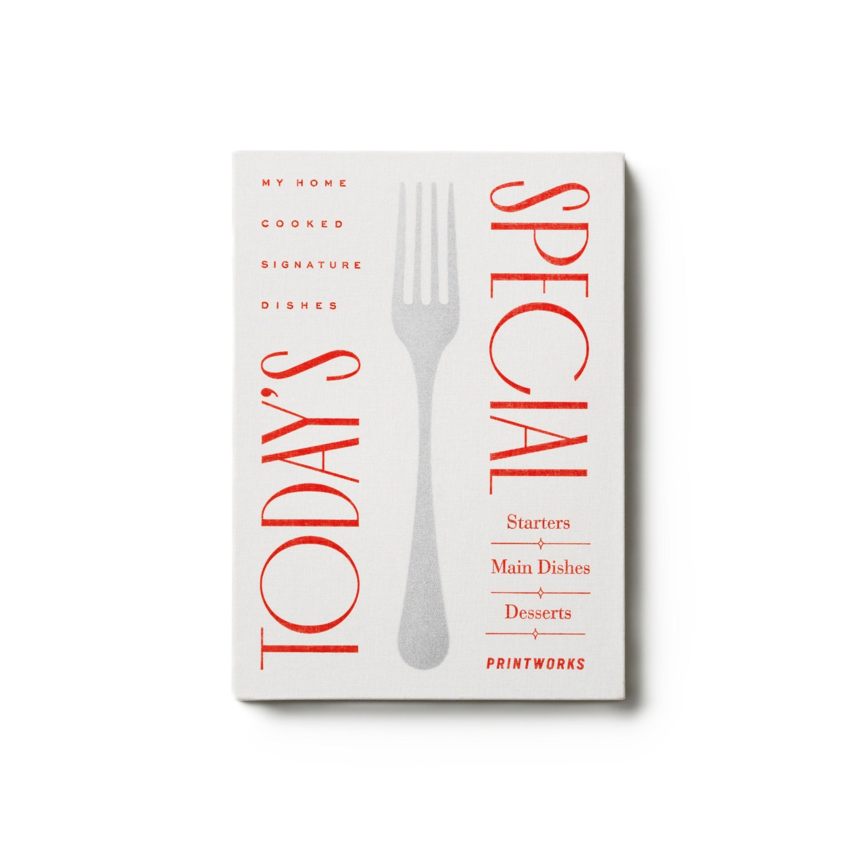 TODAY'S SPECIAL Cookbook Red with White