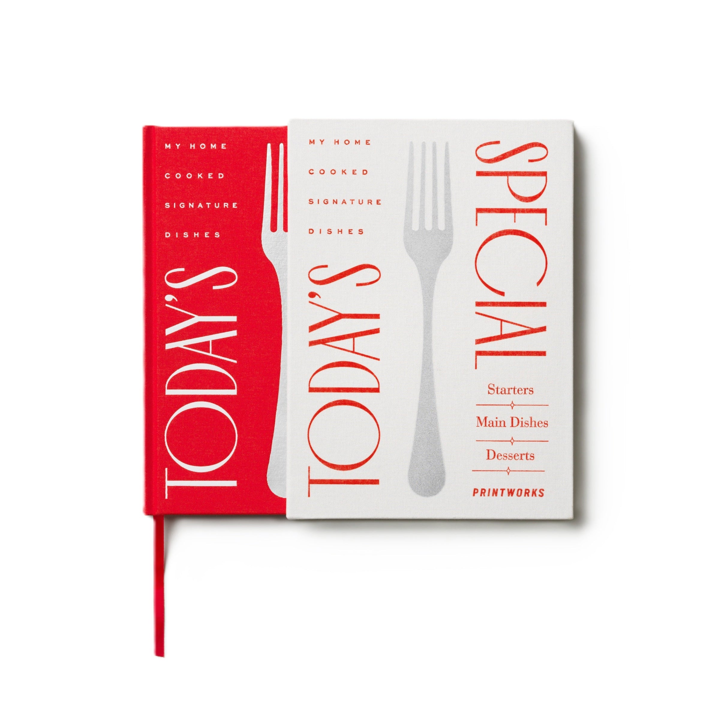 TODAY'S SPECIAL Cookbook Red with White
