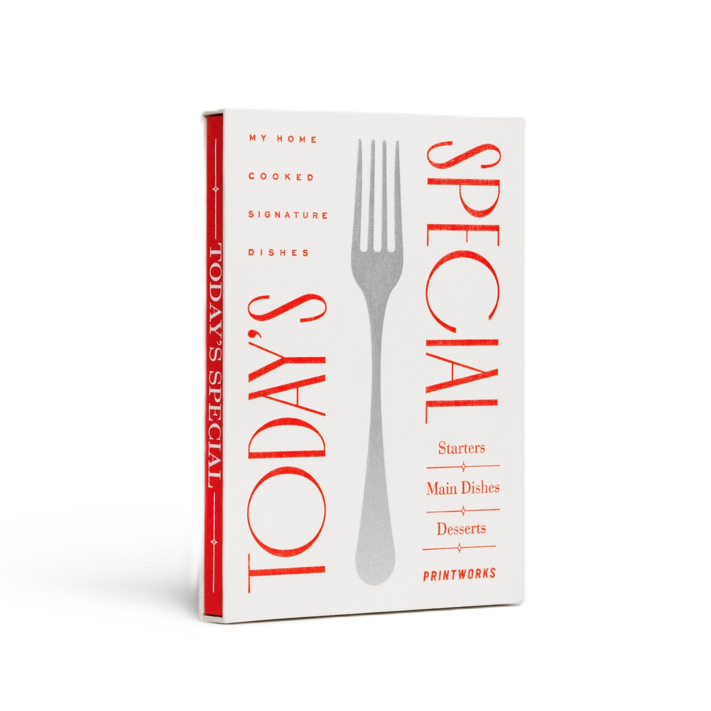 TODAY'S SPECIAL Cookbook Red with White