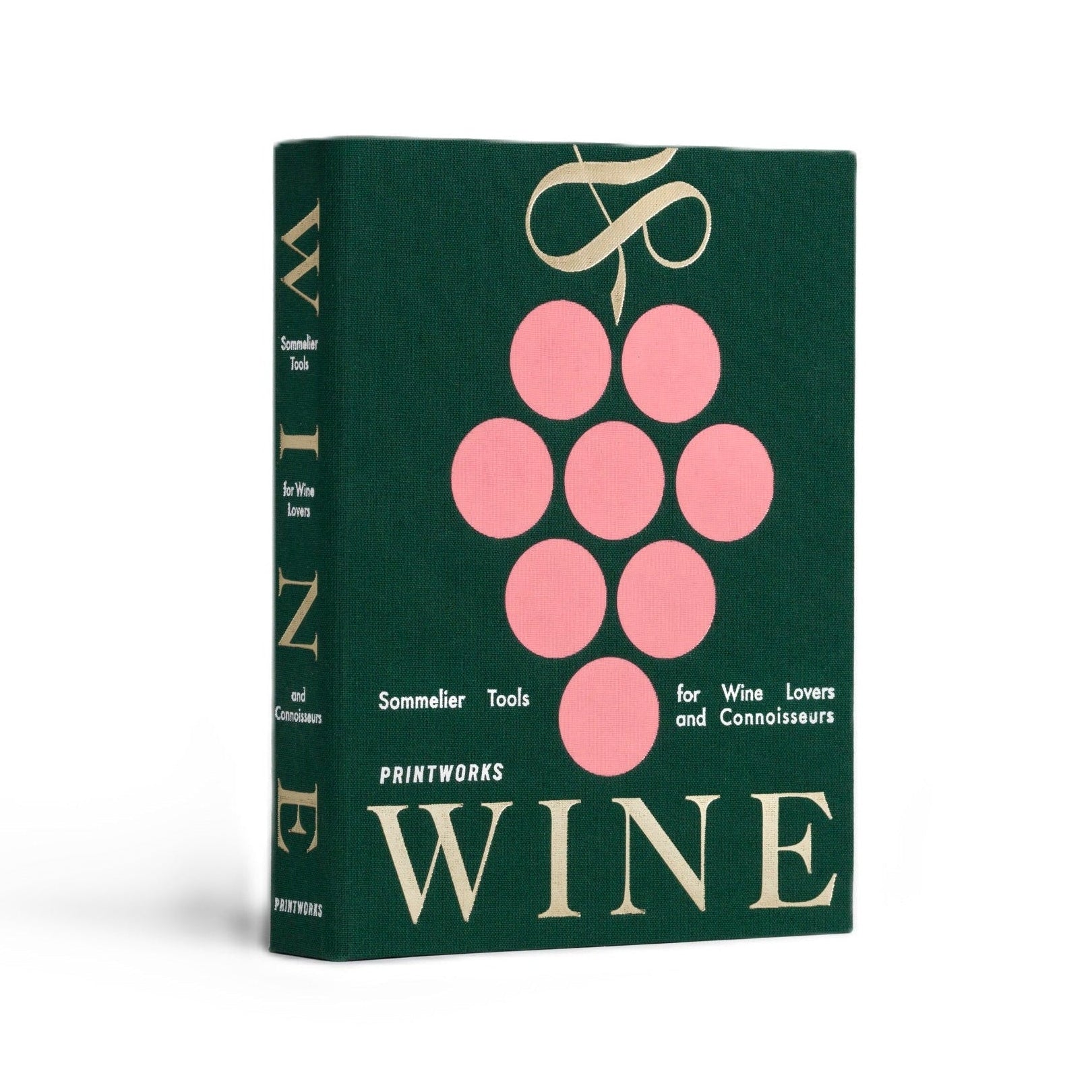 Wine Accessories Set THE ESSENTIALS green with pink