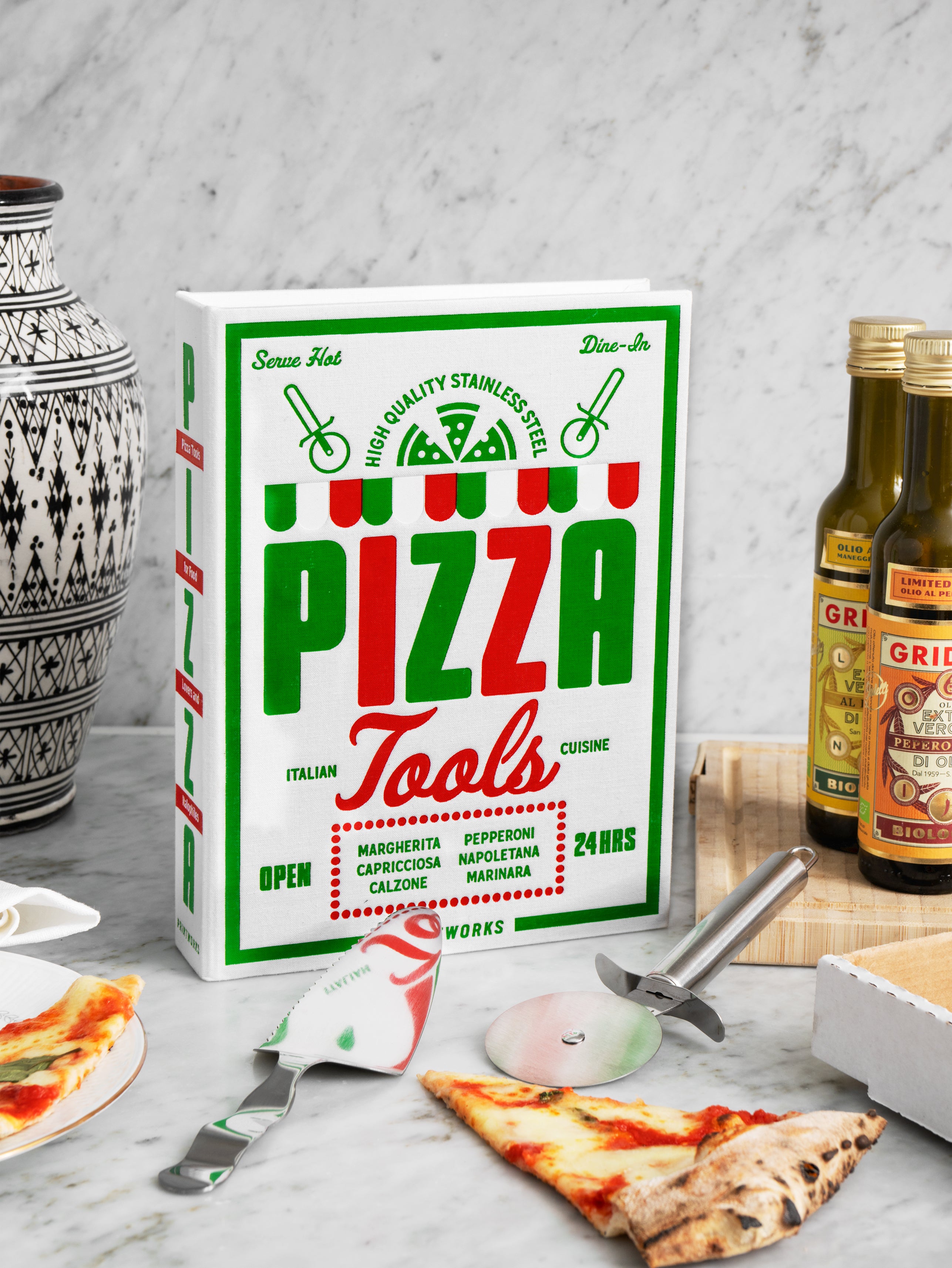 Pizzaset PIZZA TOOLS weiß