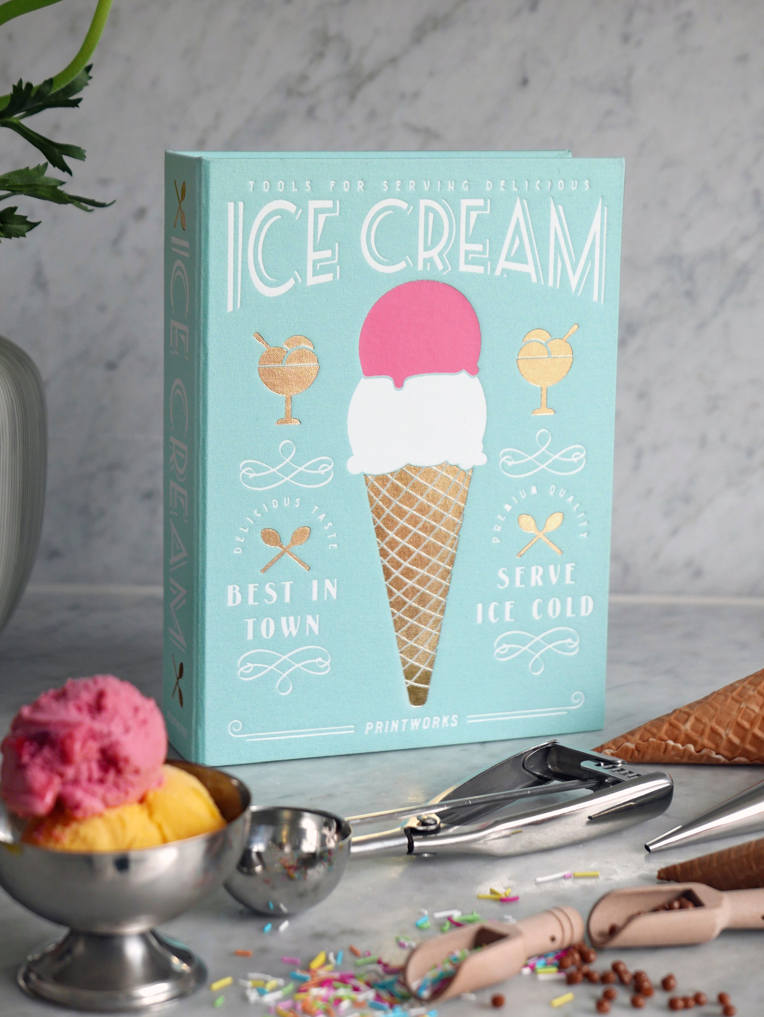 Servier-Set für Eis ICE CREAM TOOLS mintgrün