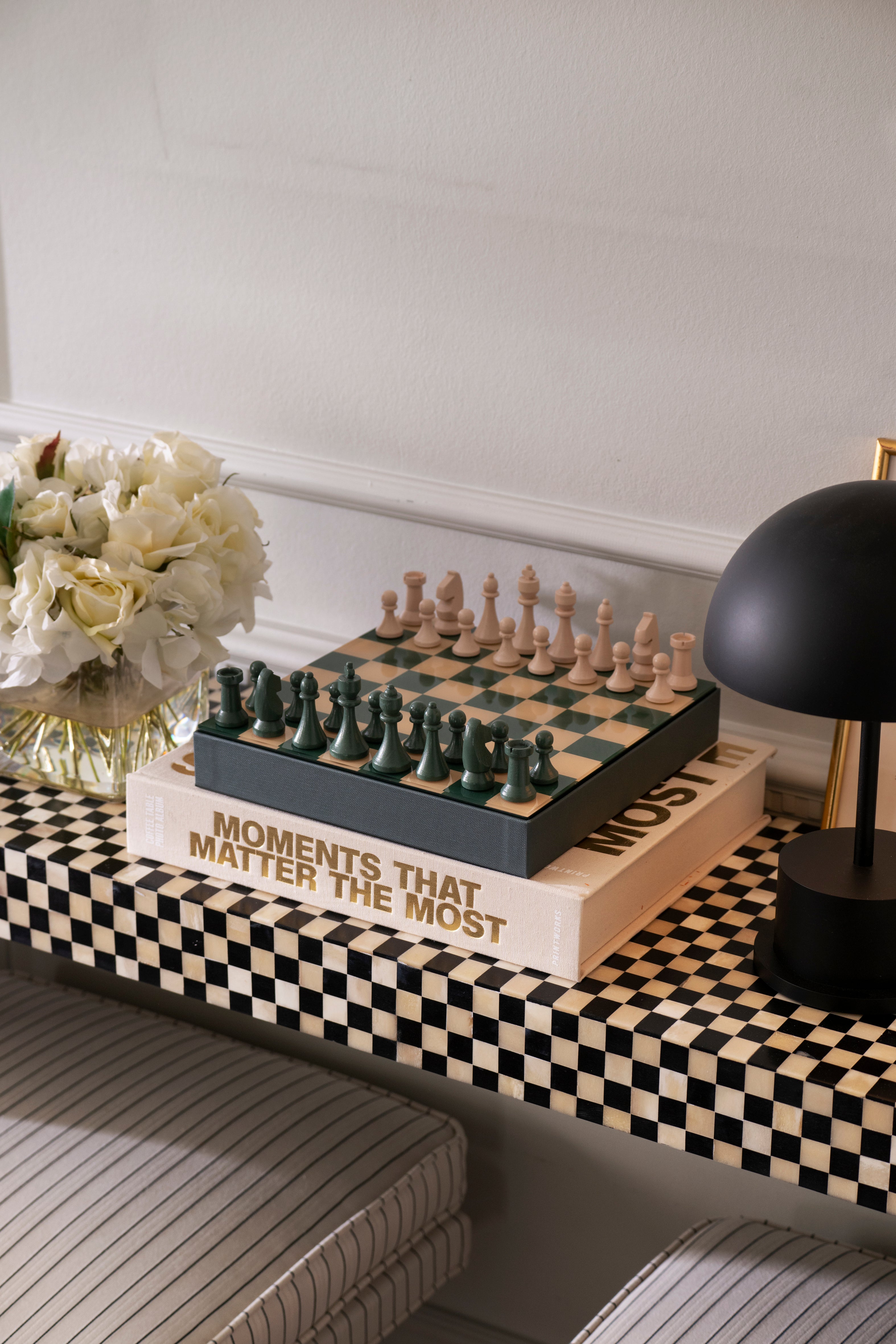 Schachspiel CHESS CLASSIC grün