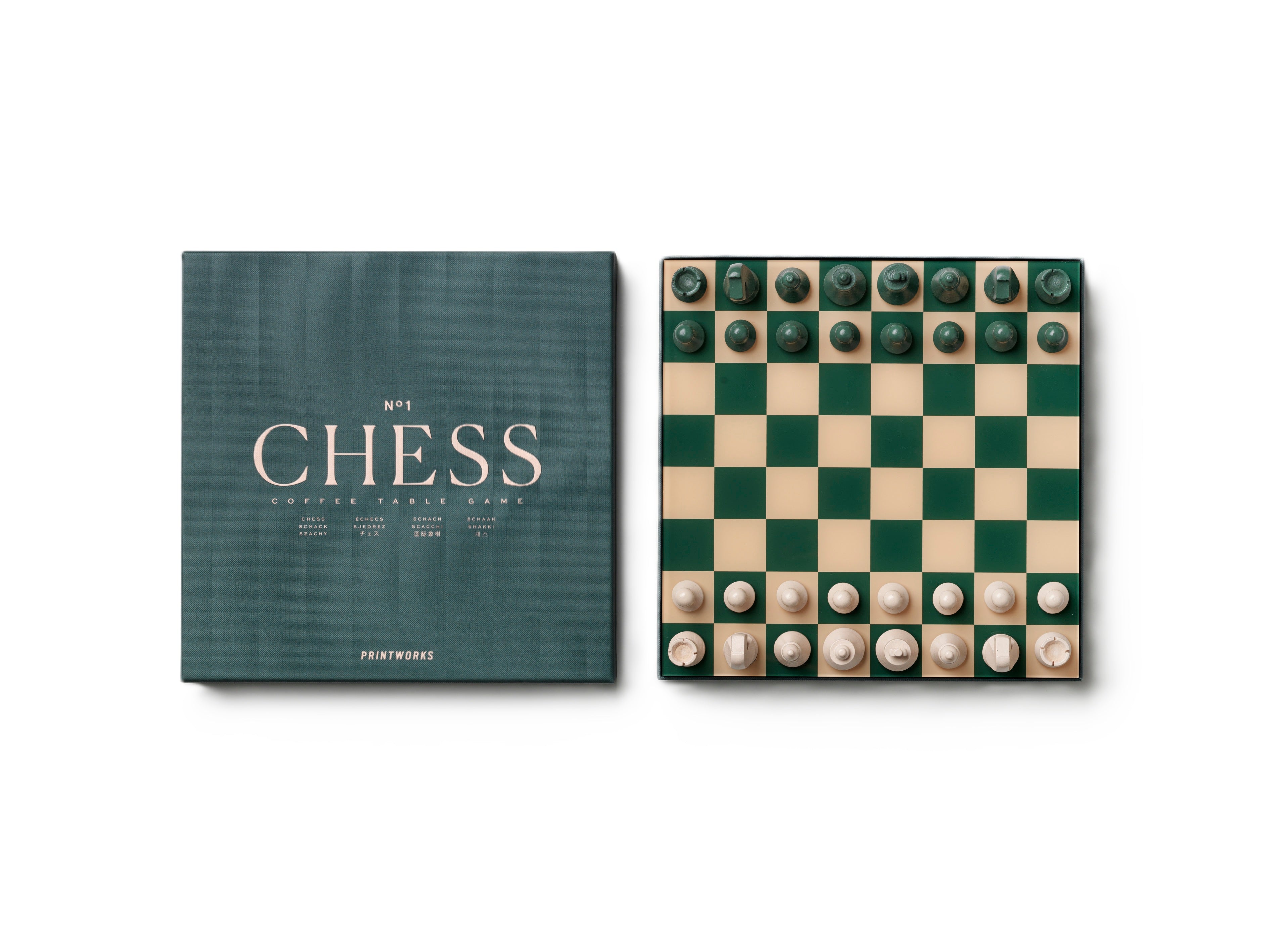 Schachspiel CHESS CLASSIC grün