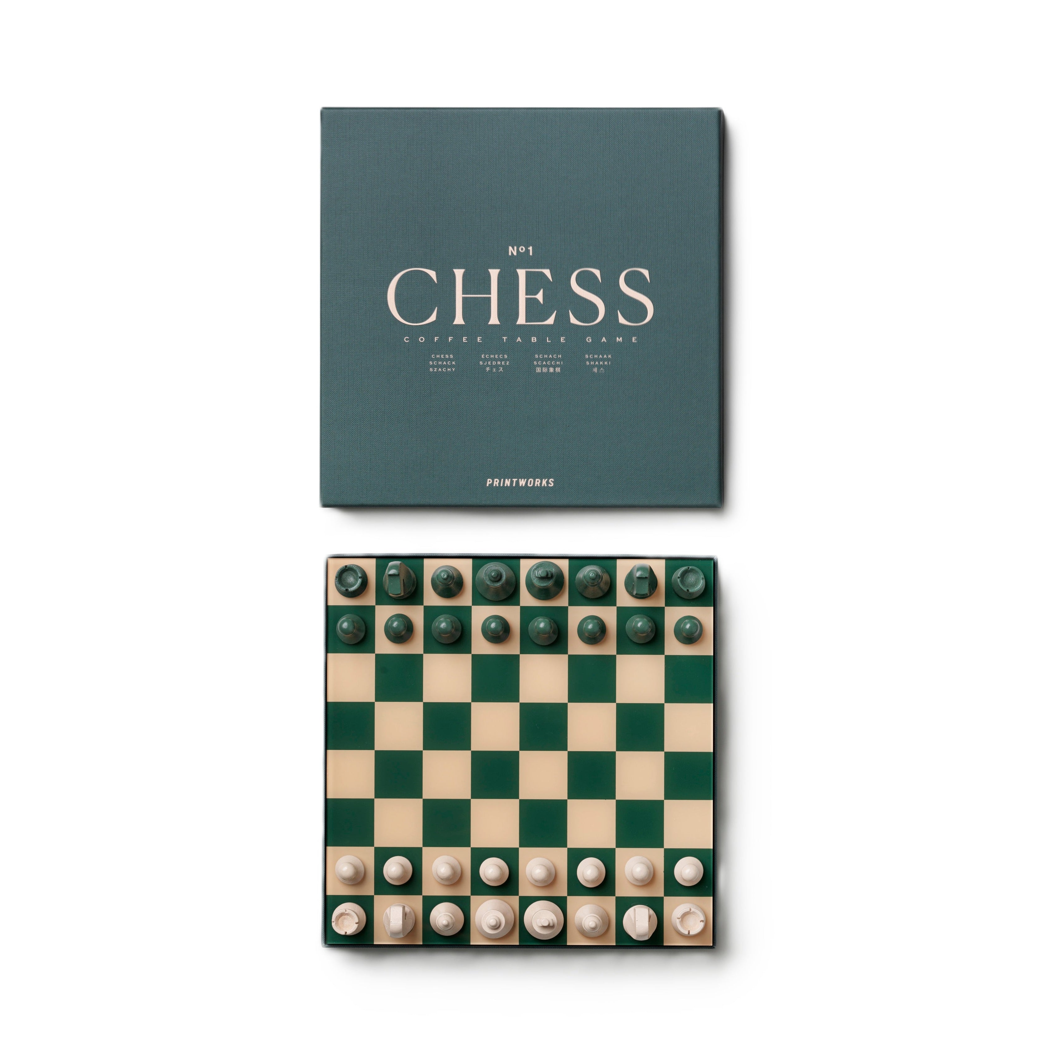 Schachspiel CHESS CLASSIC grün