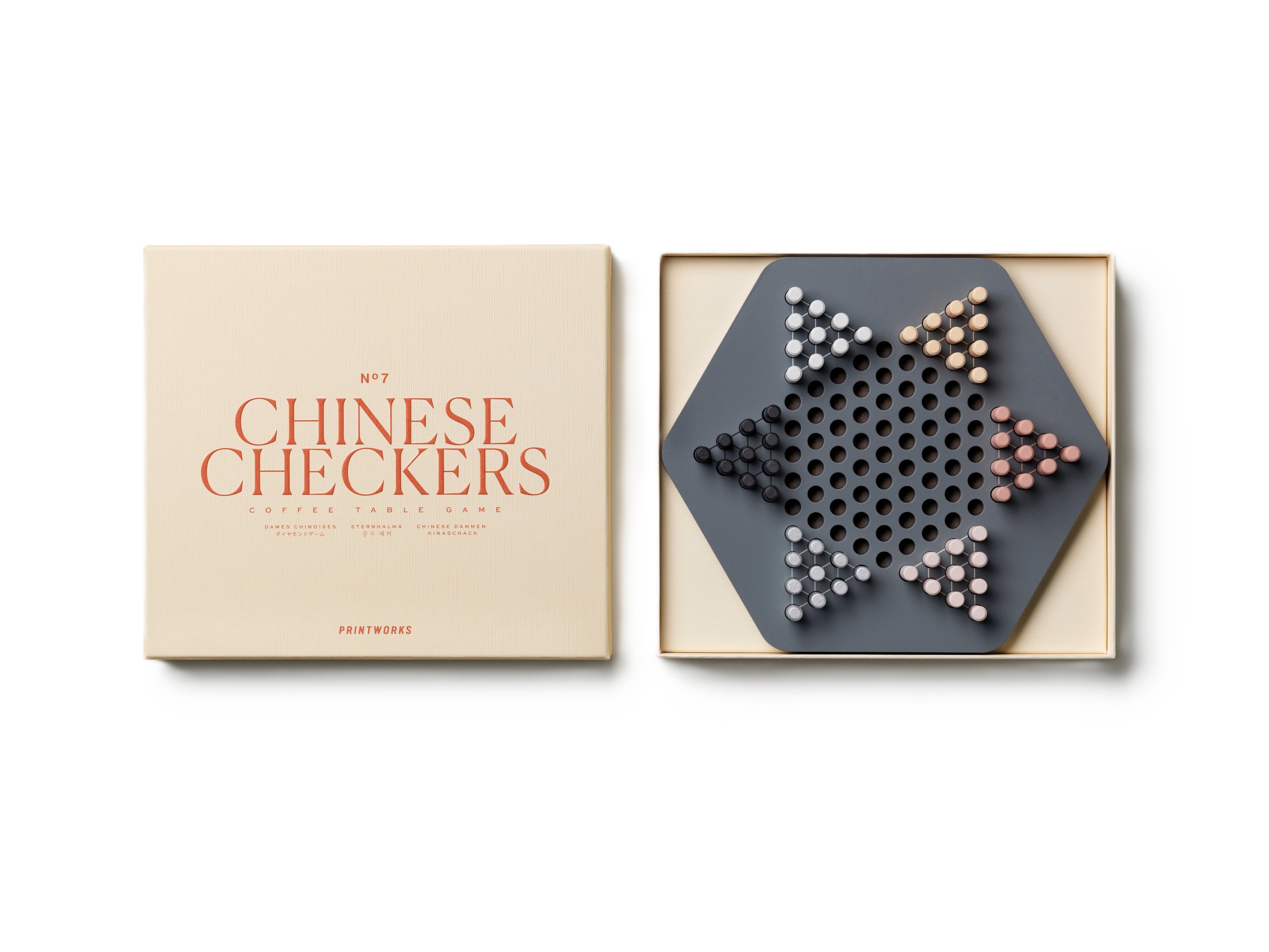 Gra trylma CHINESE CHECKERS beige