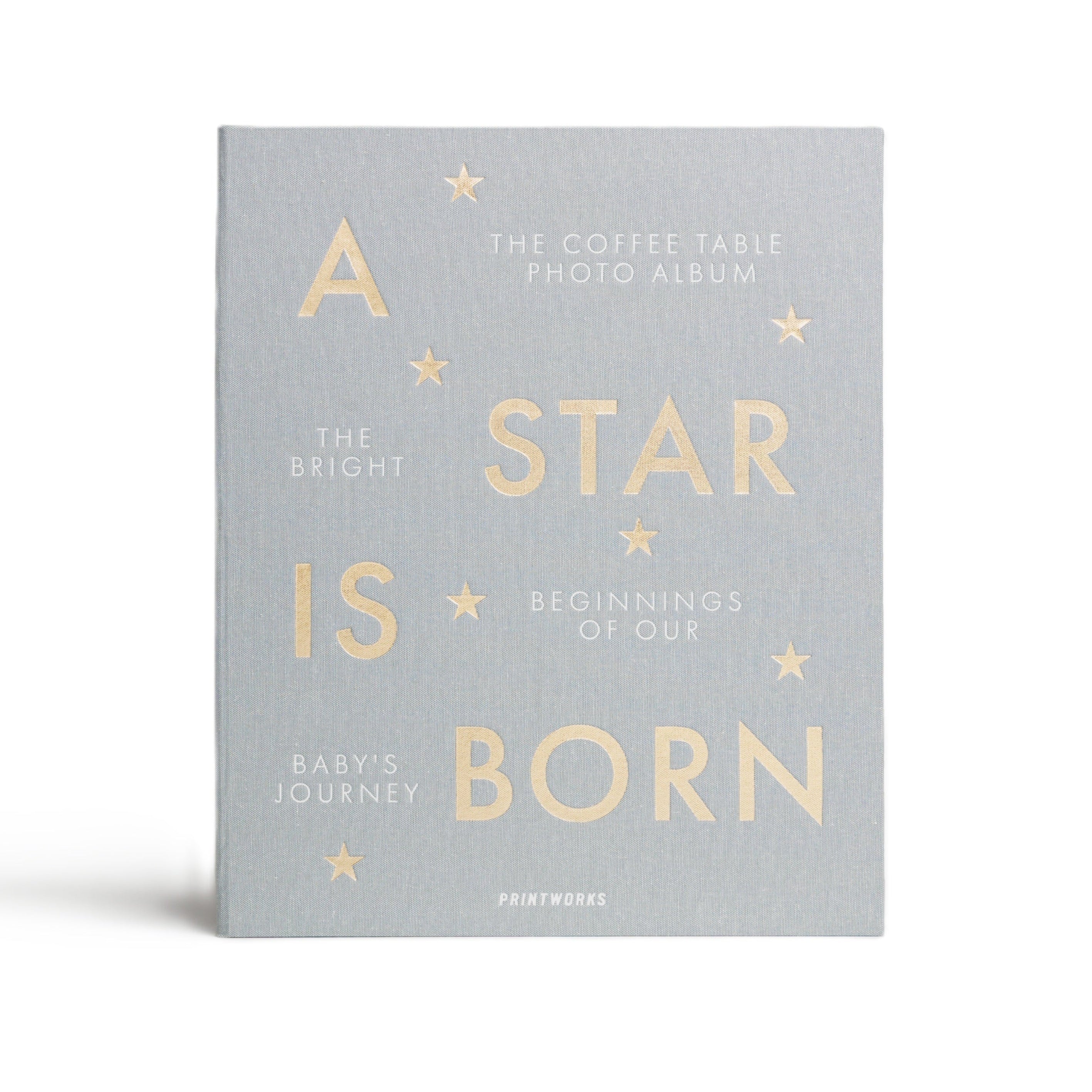 A STAR IS BORN photo album gray with gold