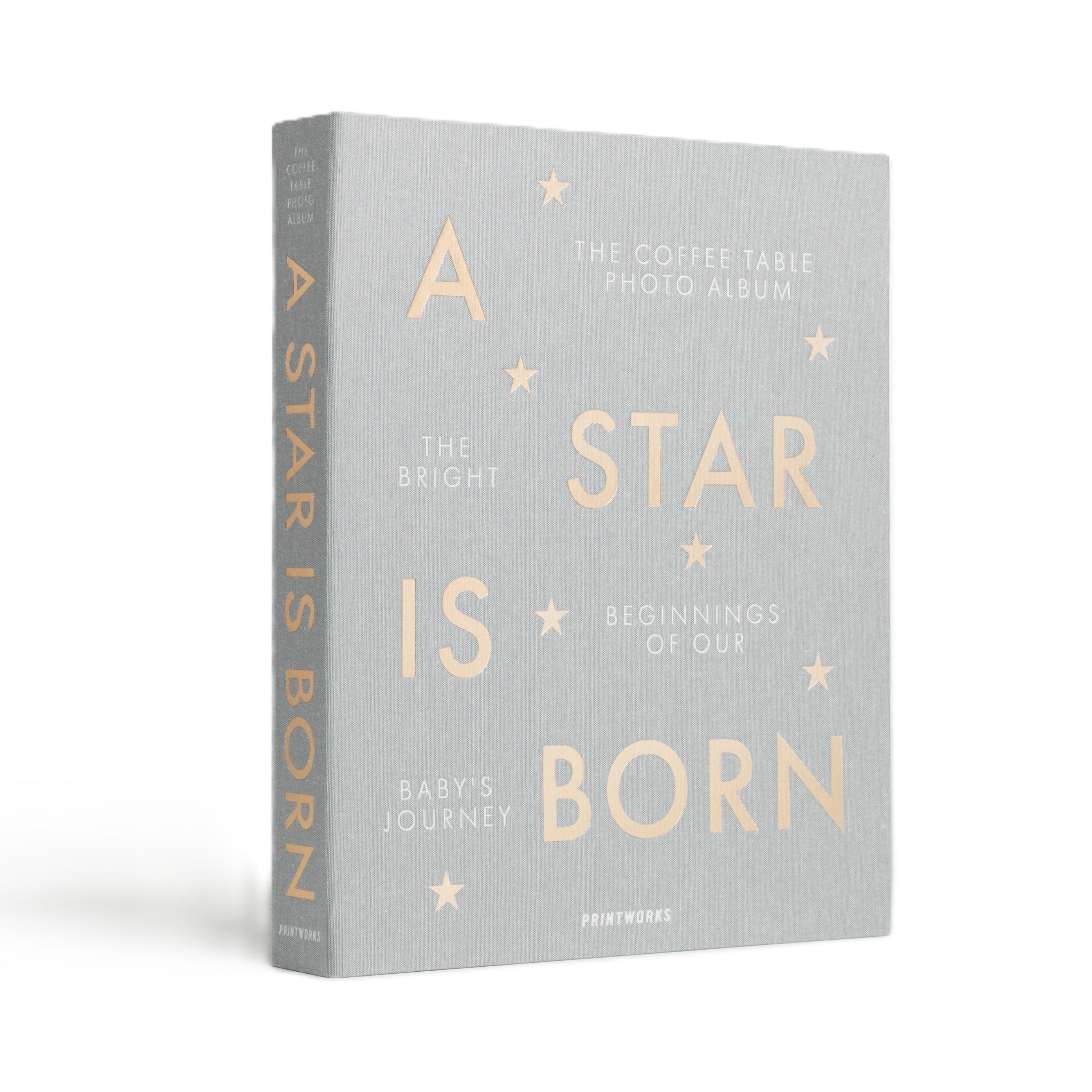 A STAR IS BORN photo album gray with gold