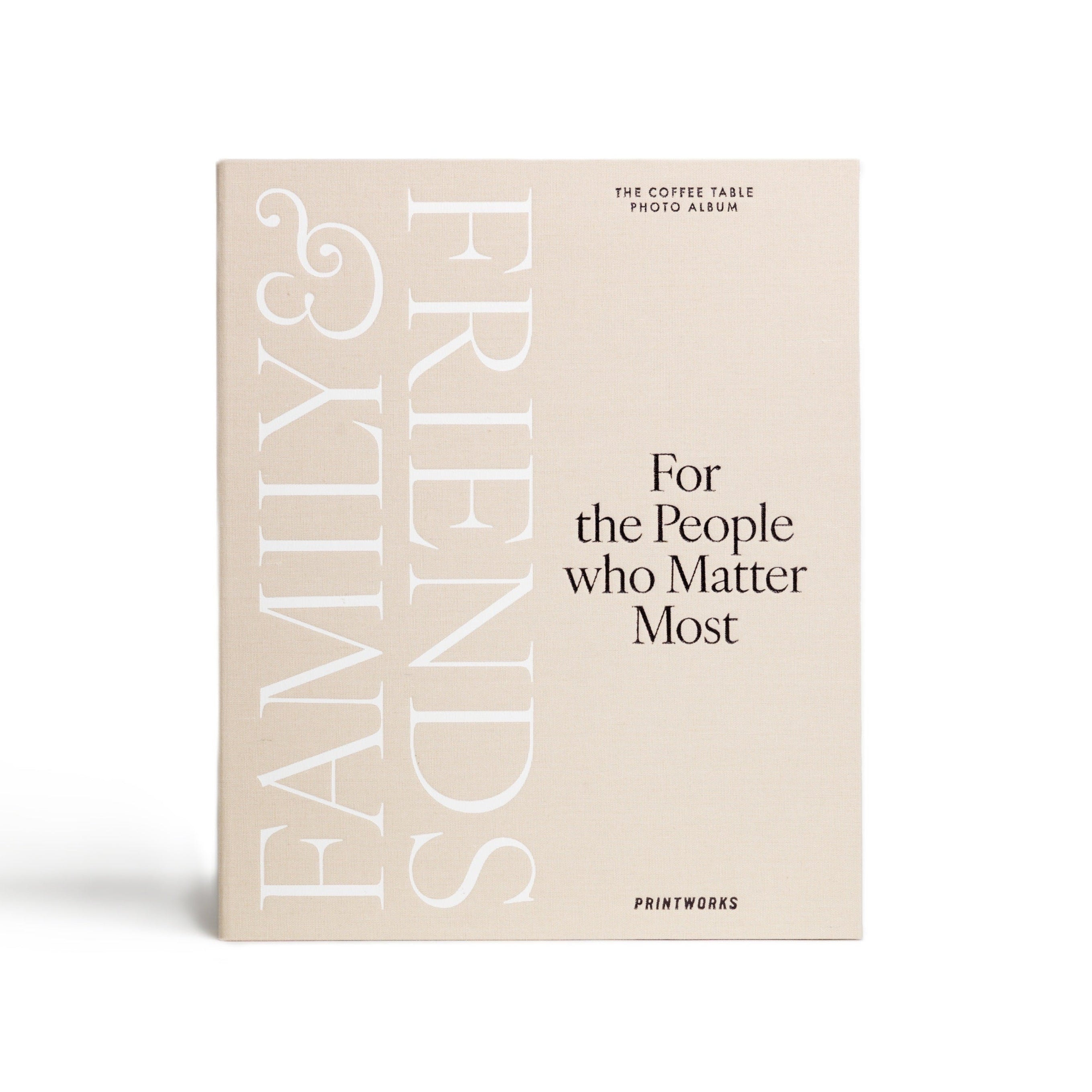 FAMILY AND FRIENDS photo album beige