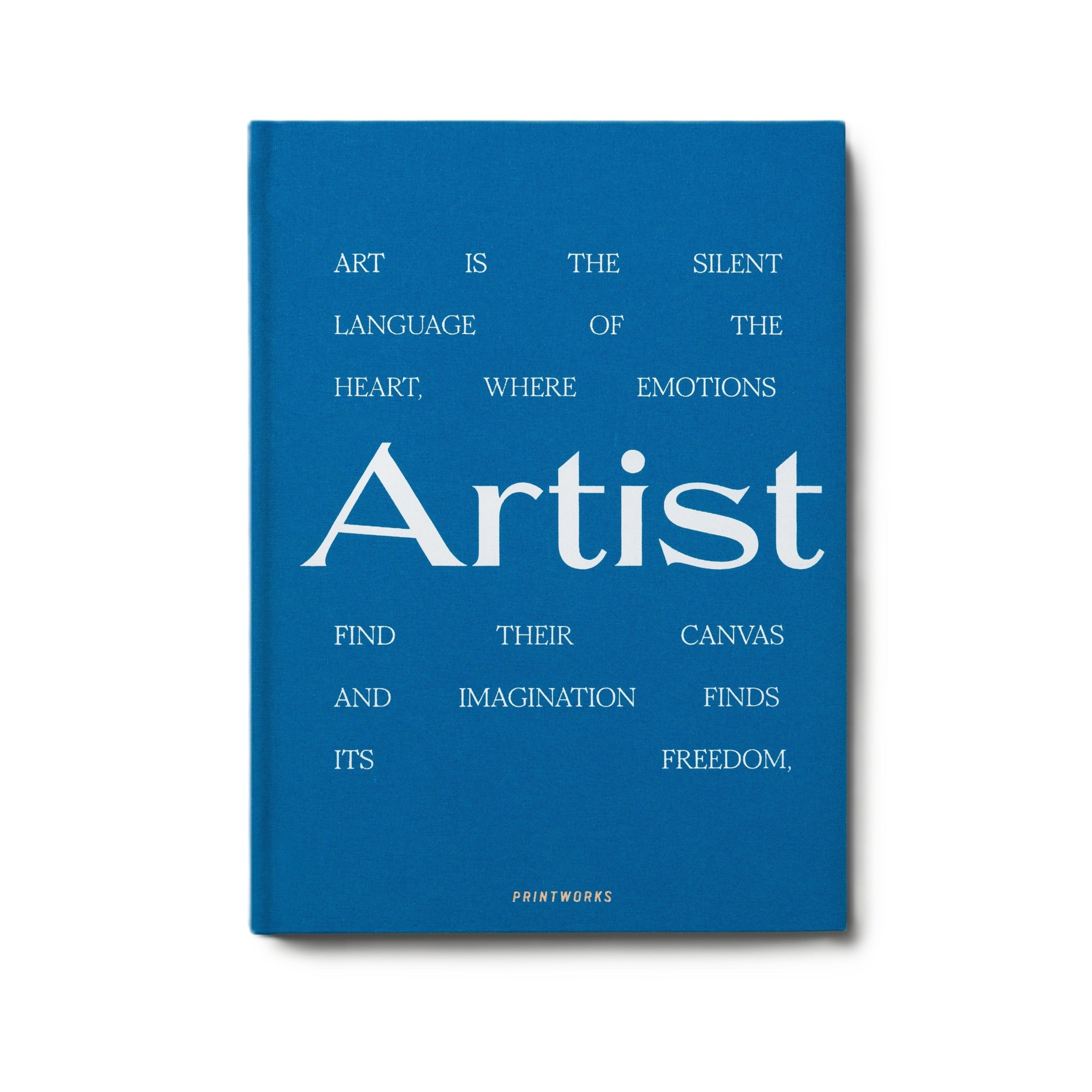 Zeichenalbum GREAT ART blau mit Weiß