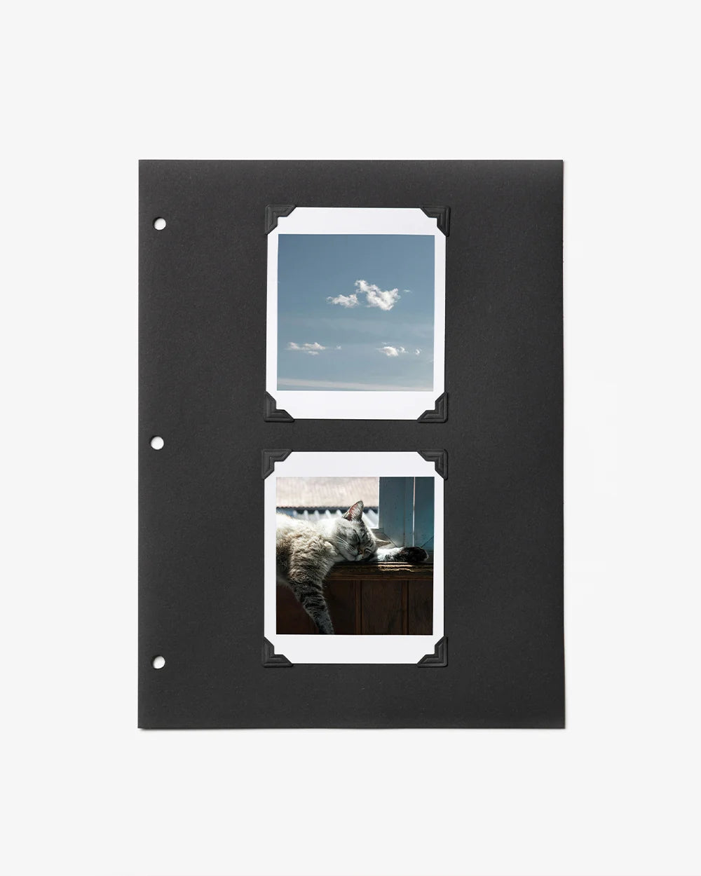 Ergänzungsseiten für das Fotoalbum PHOTO PAPER BLACK schwarz
