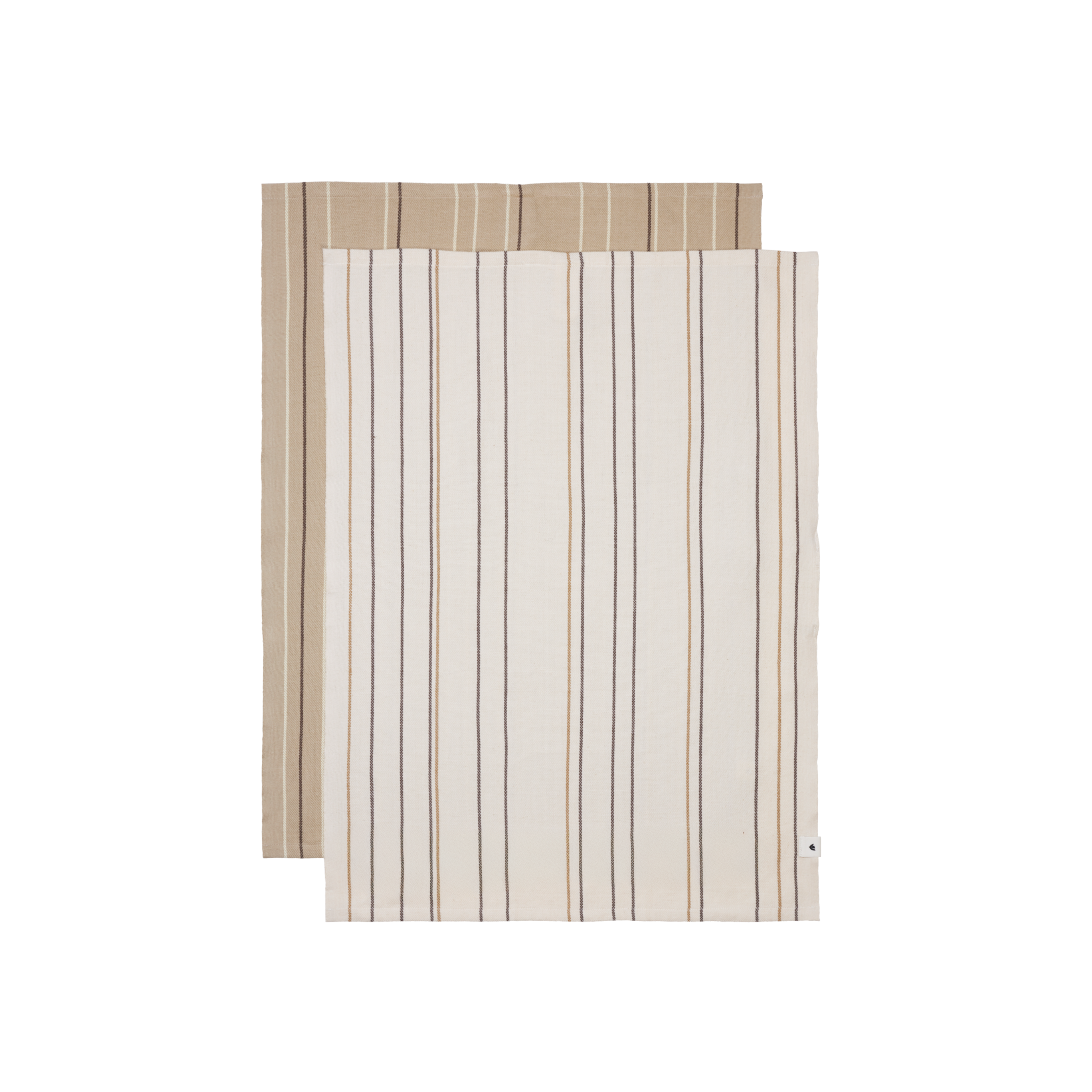 Küchentuch-Set ITO beige mit Weiß