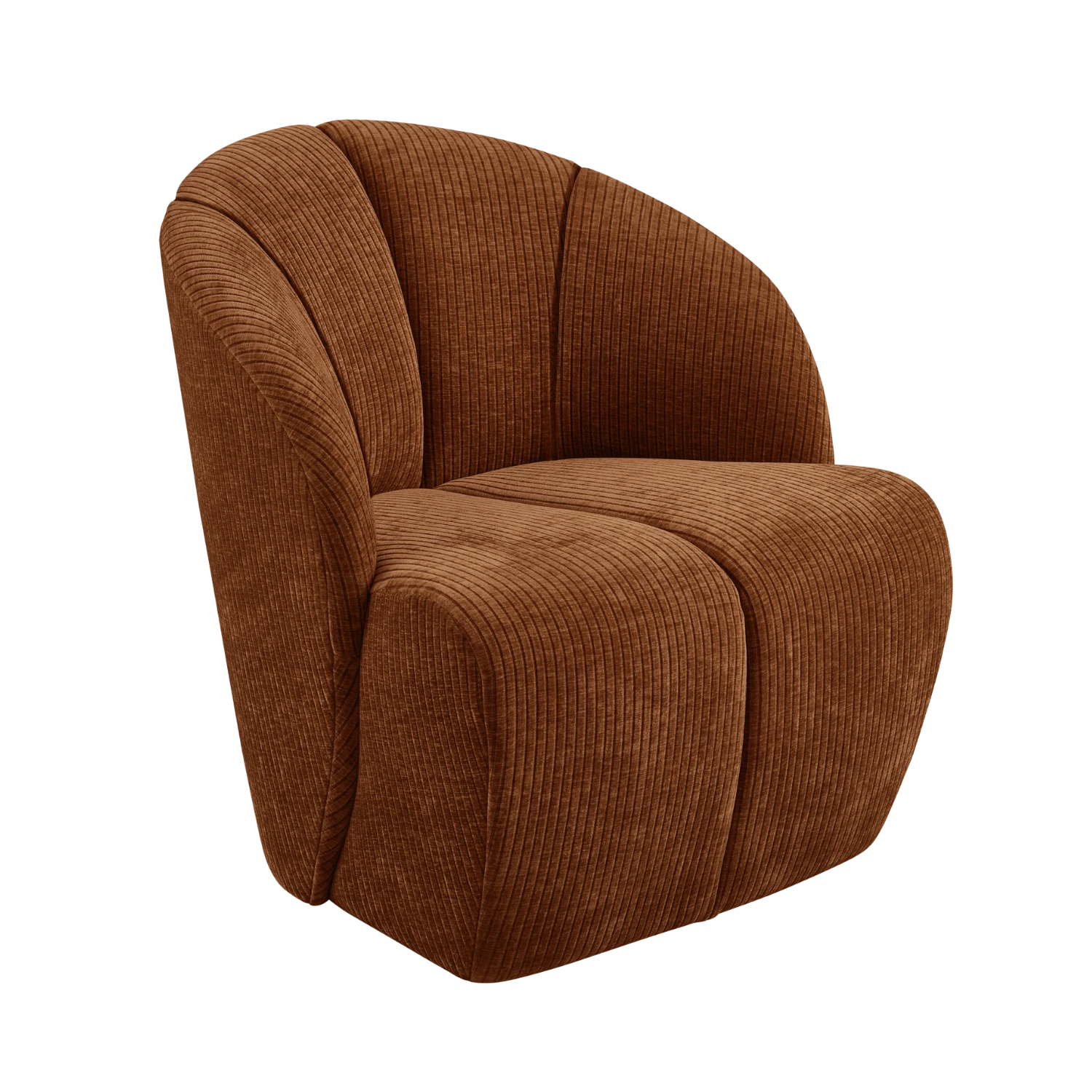 Drehstuhl MOJO braunes Cord