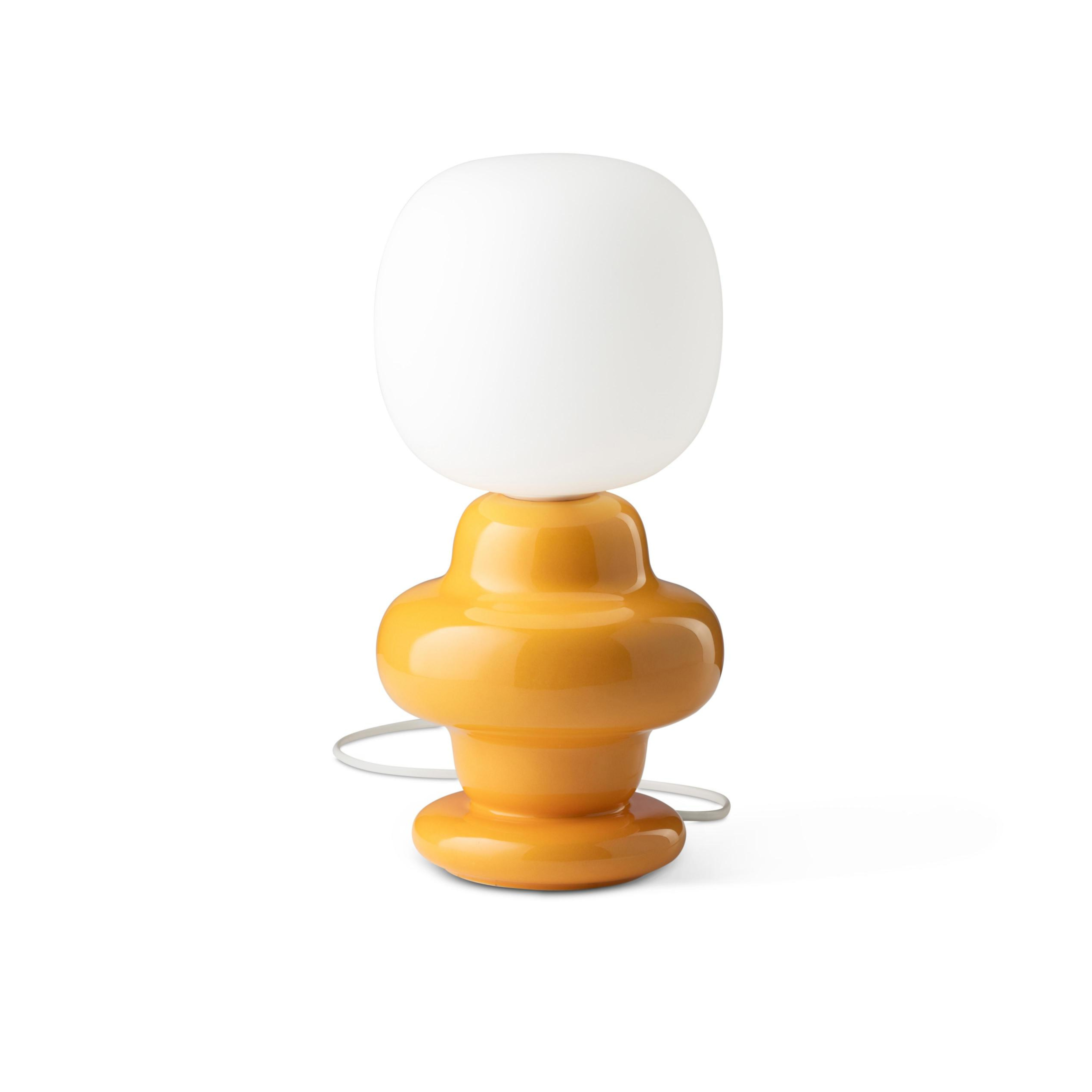COPACABANA yellow ceramic table lamp