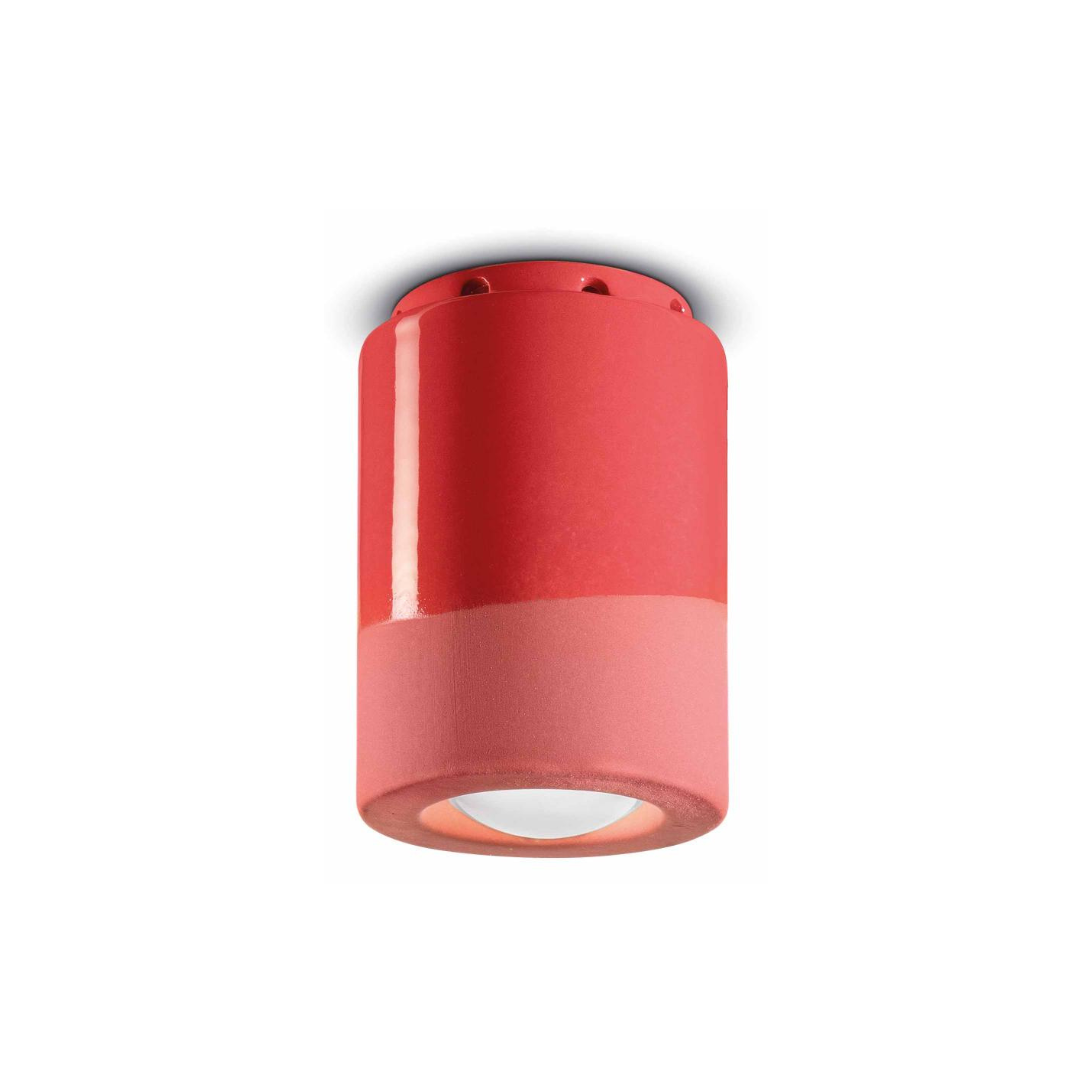 Red ceramic spot lamp PI
