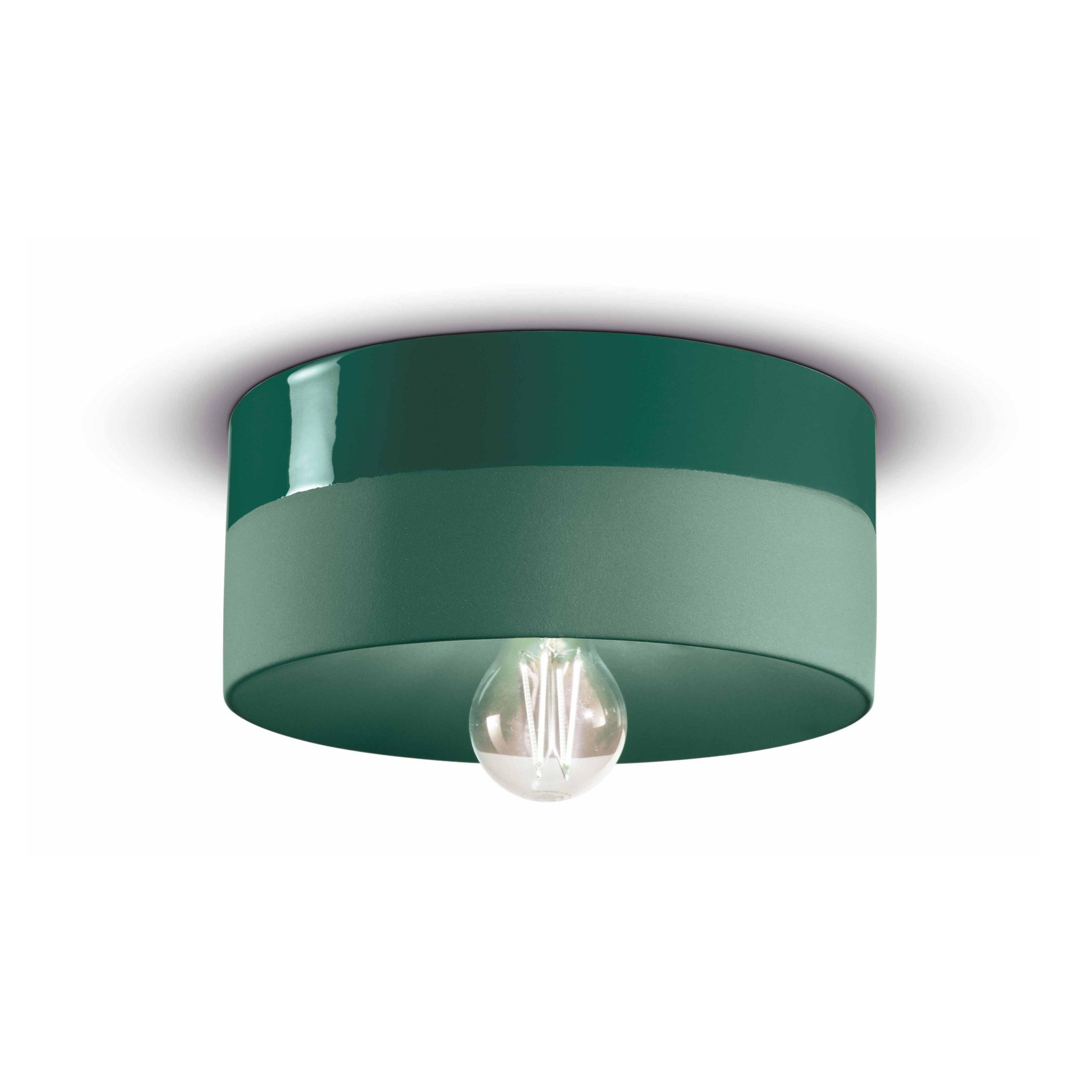 Ceramic wall lamp PI in sage green