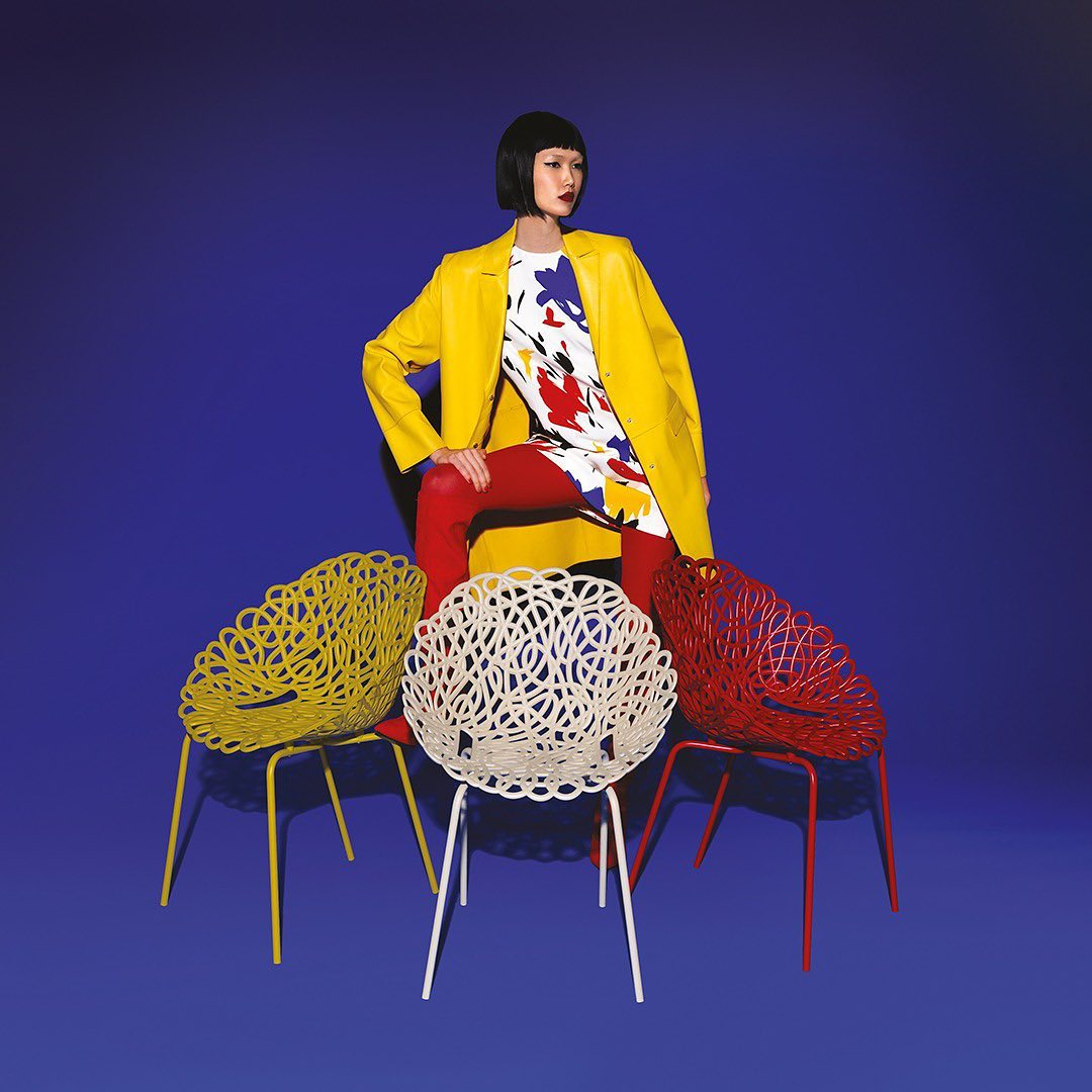 BACANA Red Garden Chair Set
