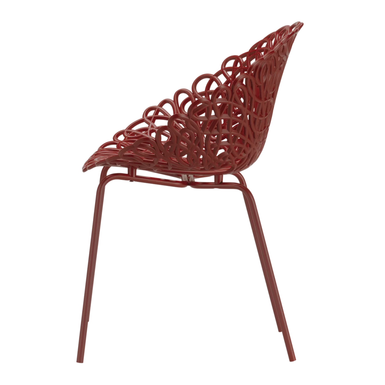 BACANA Red Garden Chair Set