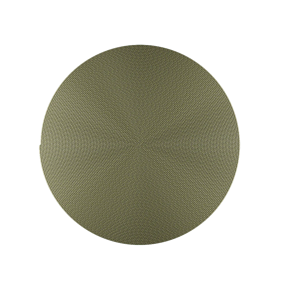 Green outdoor round rug NAMI