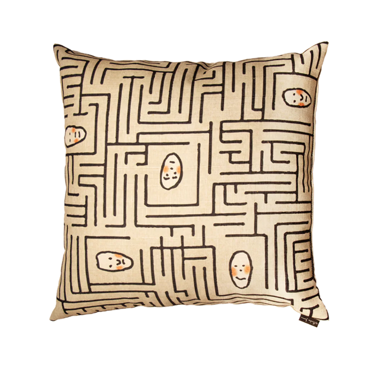 KAKTUSFEIGE doppelseitiges Kissen beige