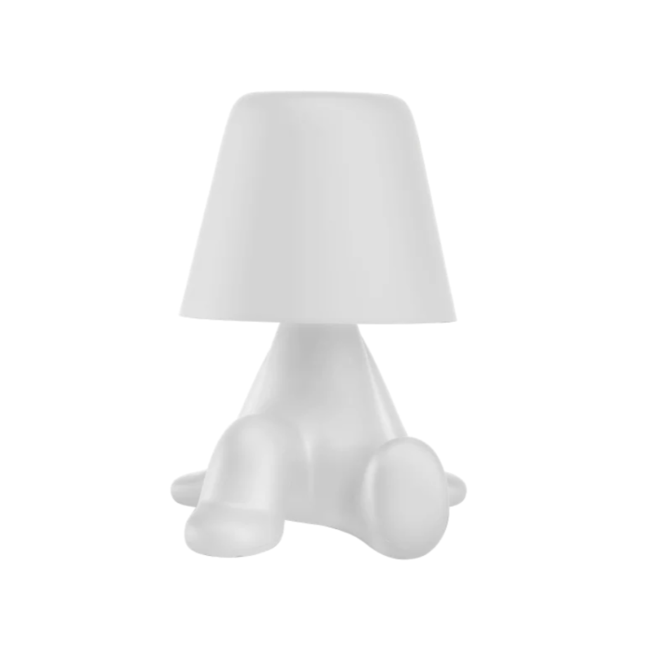 Tragbare Lampe SWEET BROTHERS BOB weiß