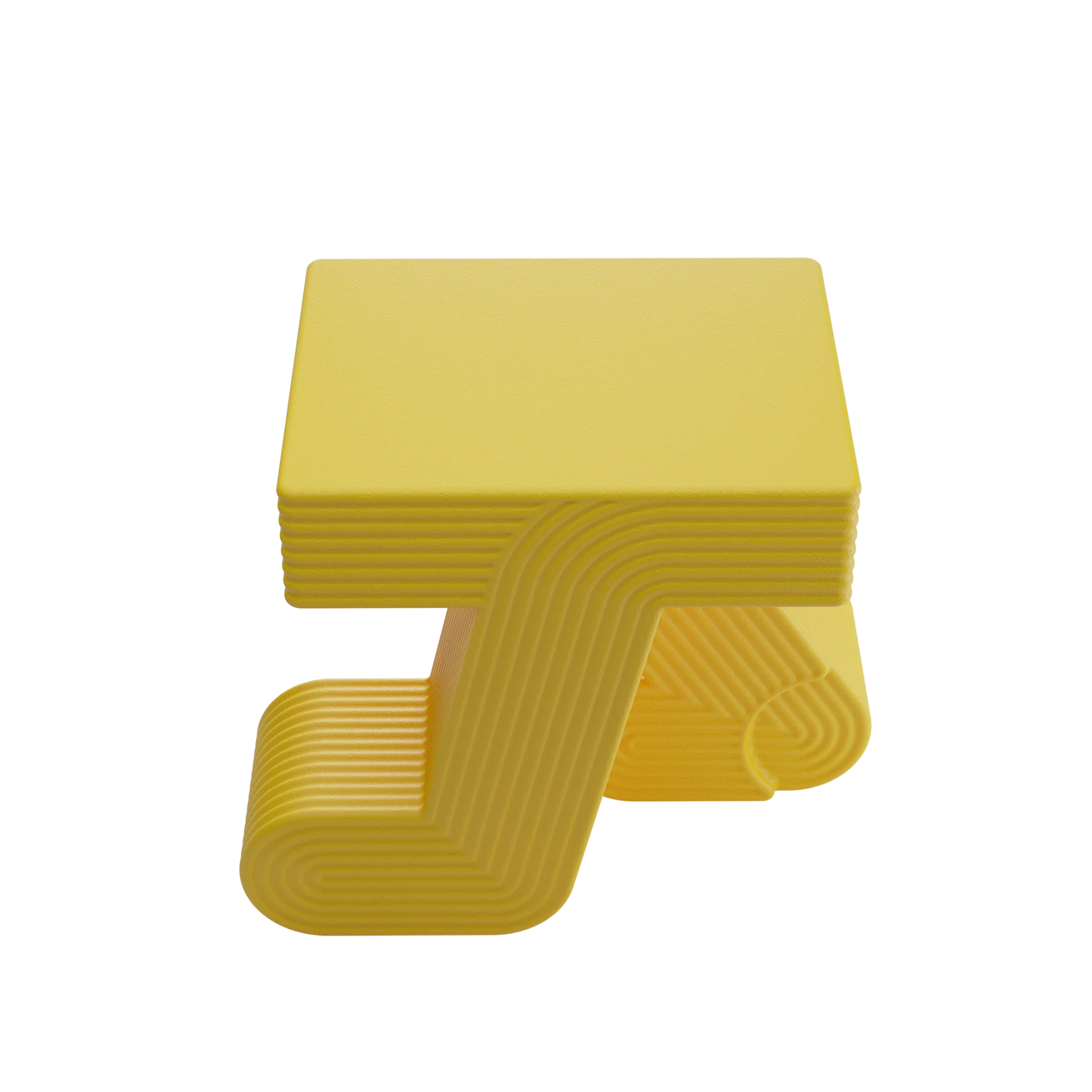 WALKING yellow garden side table