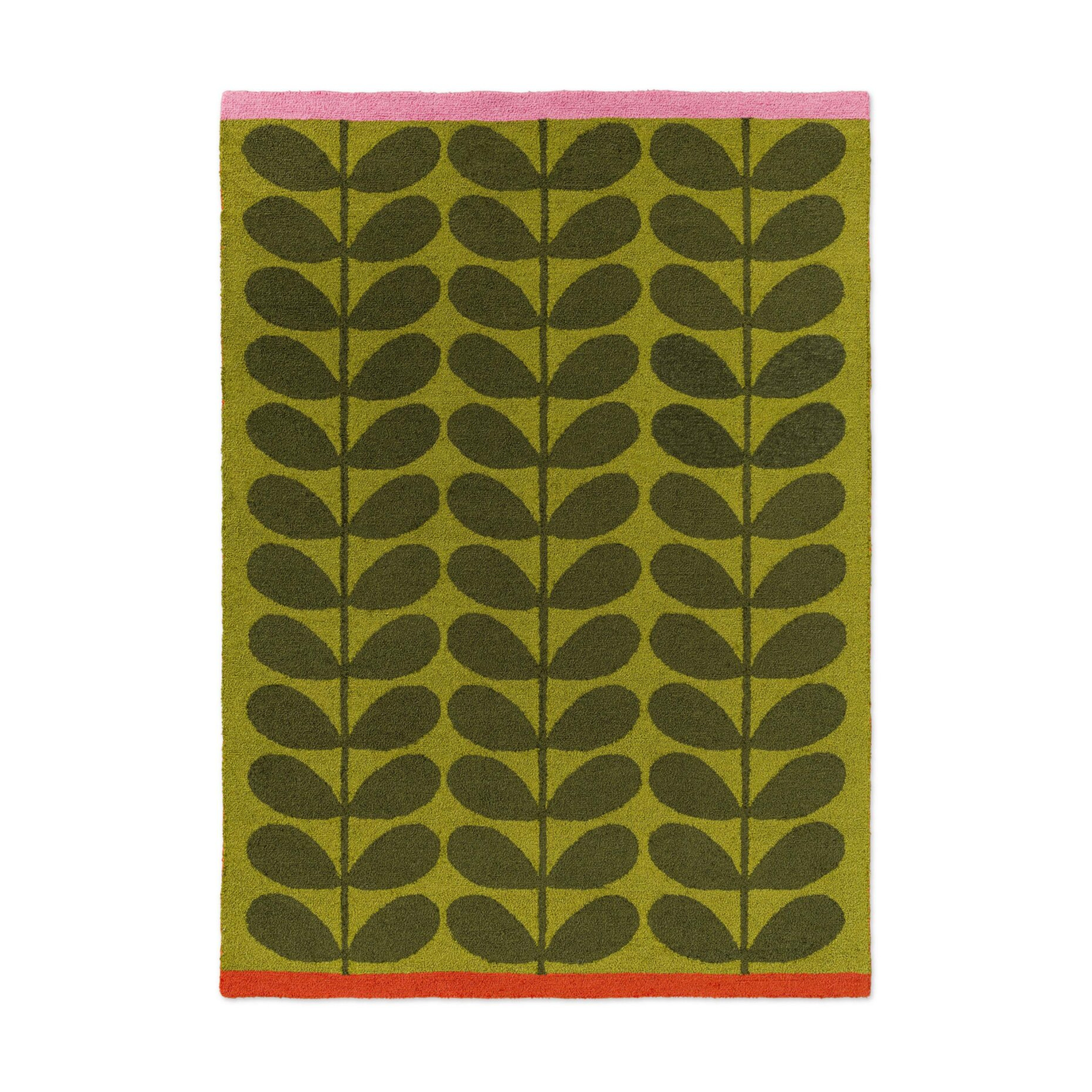 Solid Stem Seagrass Outdoor Rug Green