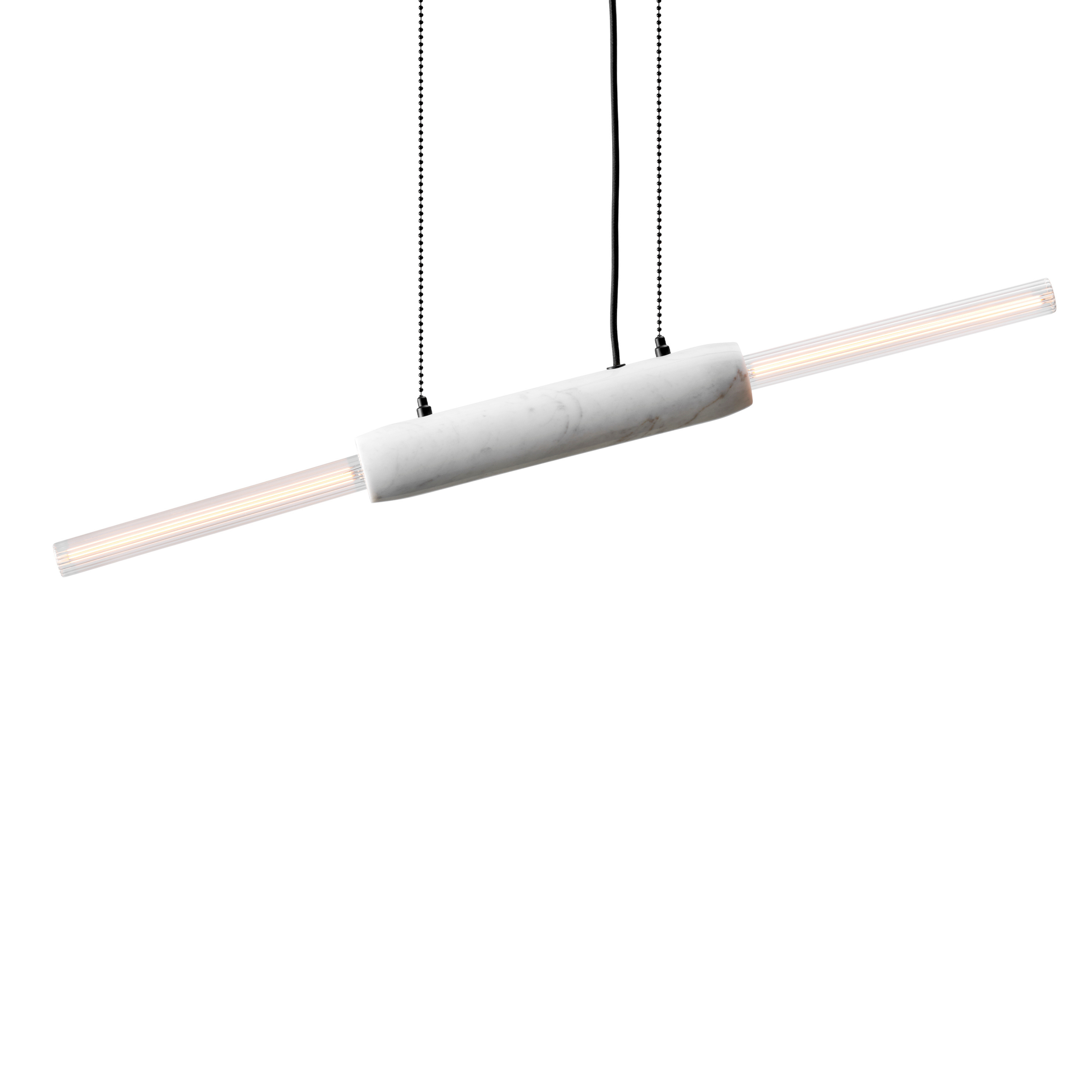 Pendelleuchte LIMBO weißer Marmor