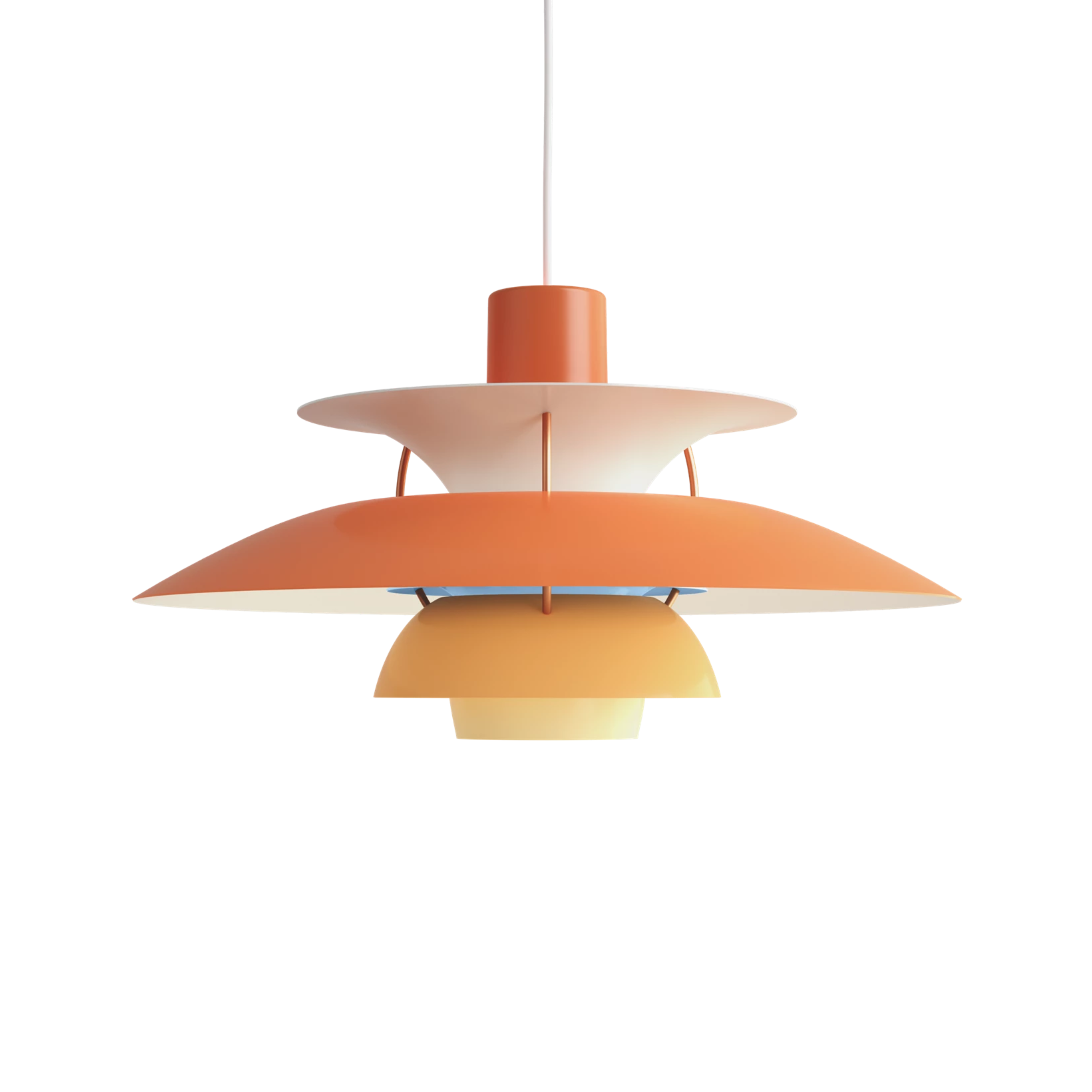 Lampa wisząca PH 5 pomarańczowy