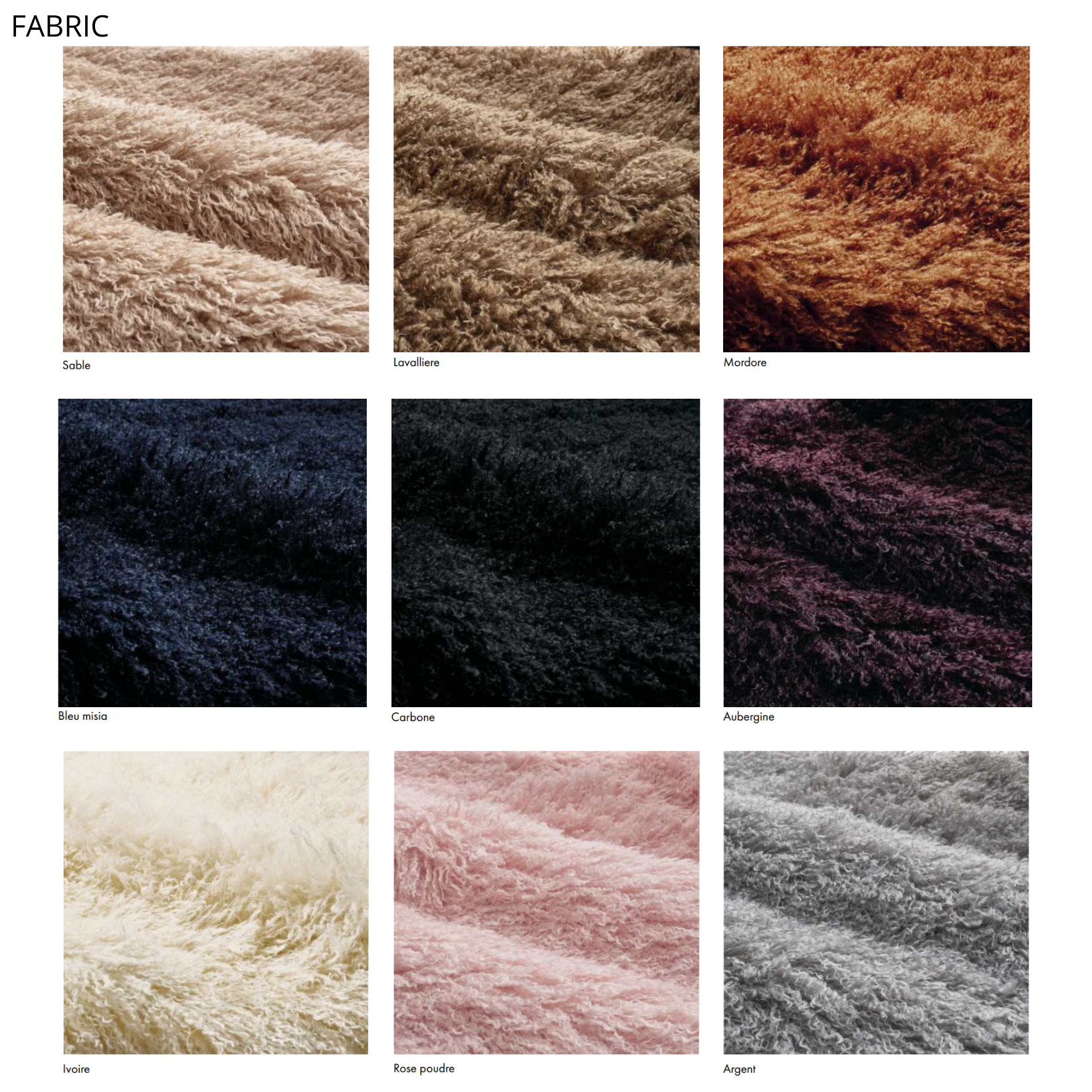 Stuhl FLOCK CS2 - FLUFFY EDITION Kunstfell