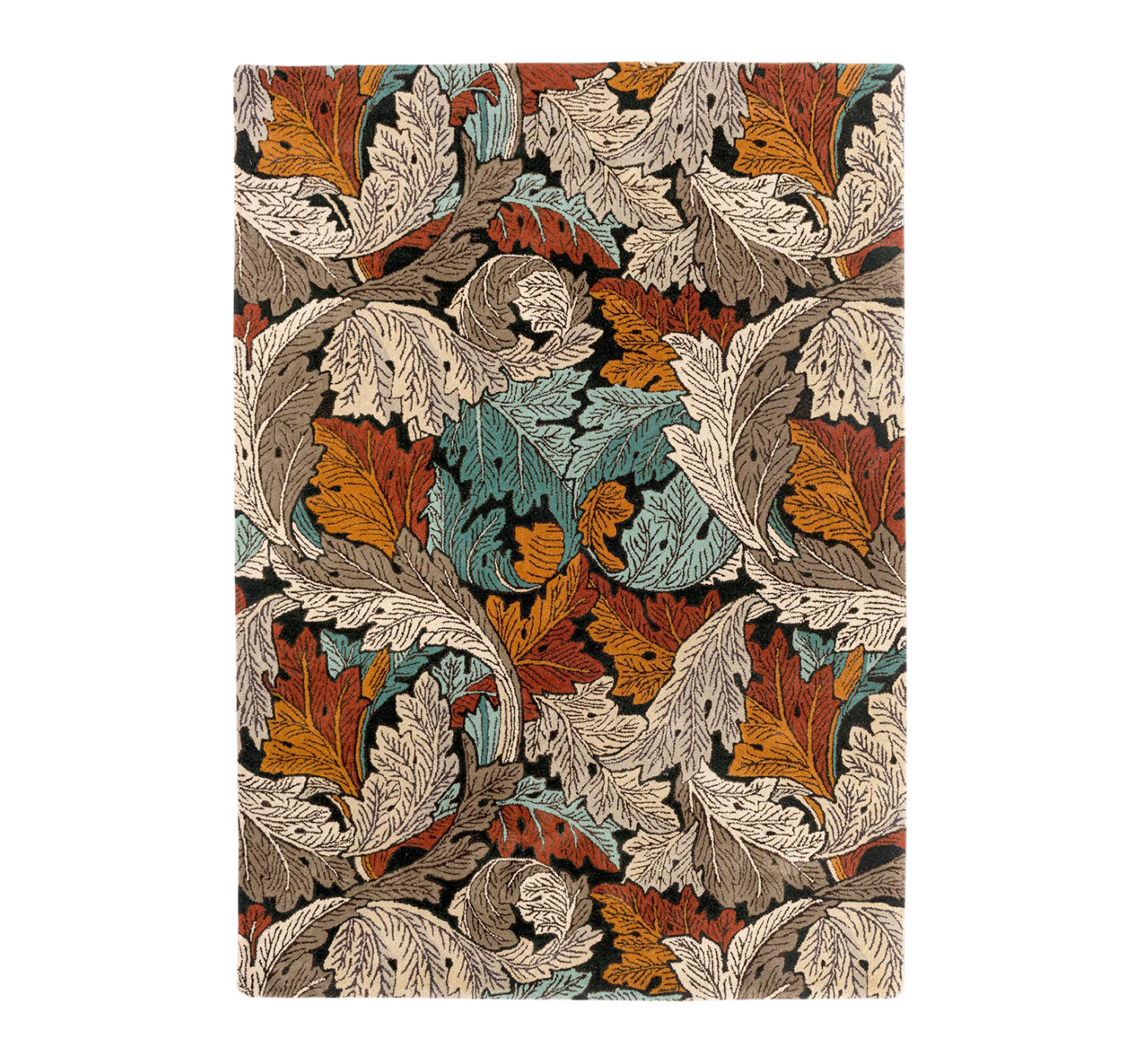 Acanthus Forest beige-brown rug
