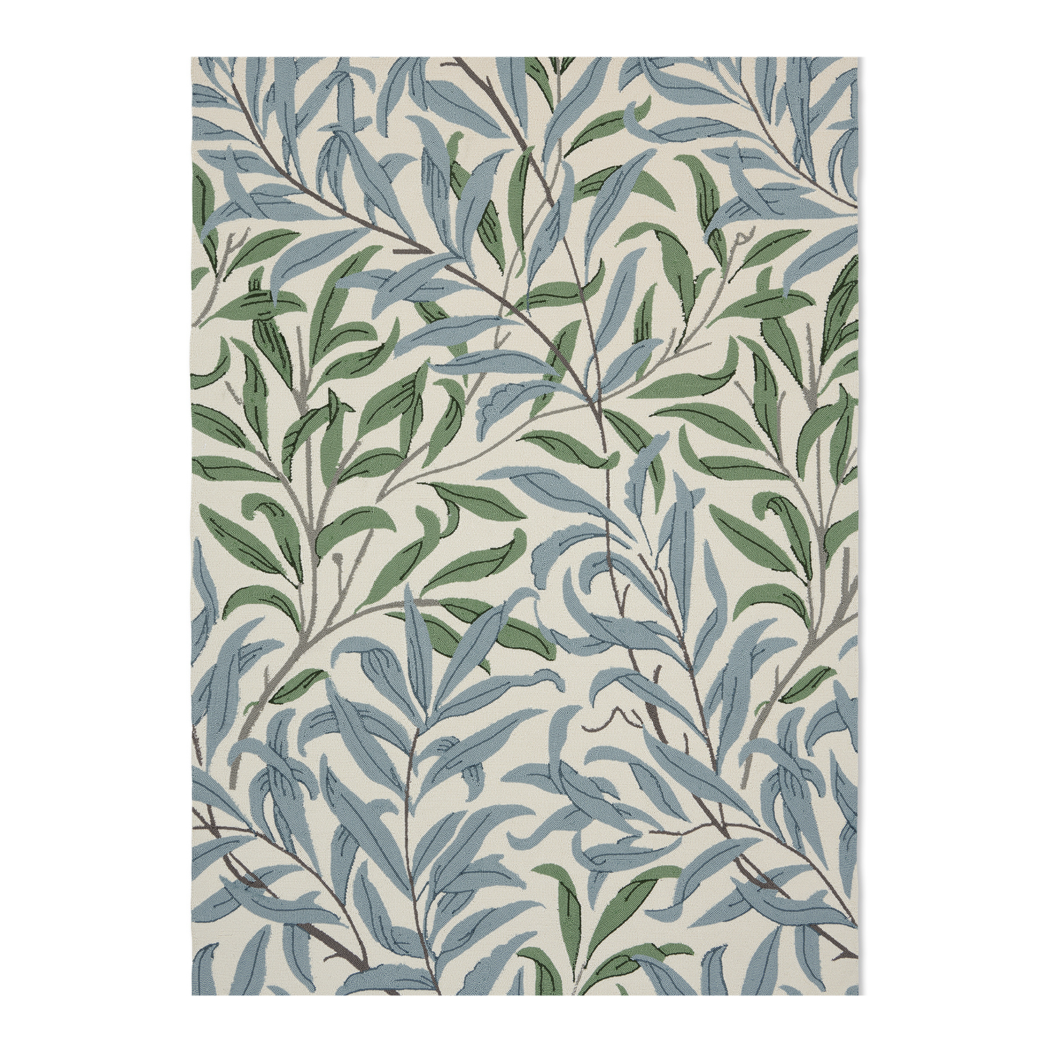 Outdoor rug Willow Boughs Leafy Arbour Green-Blue