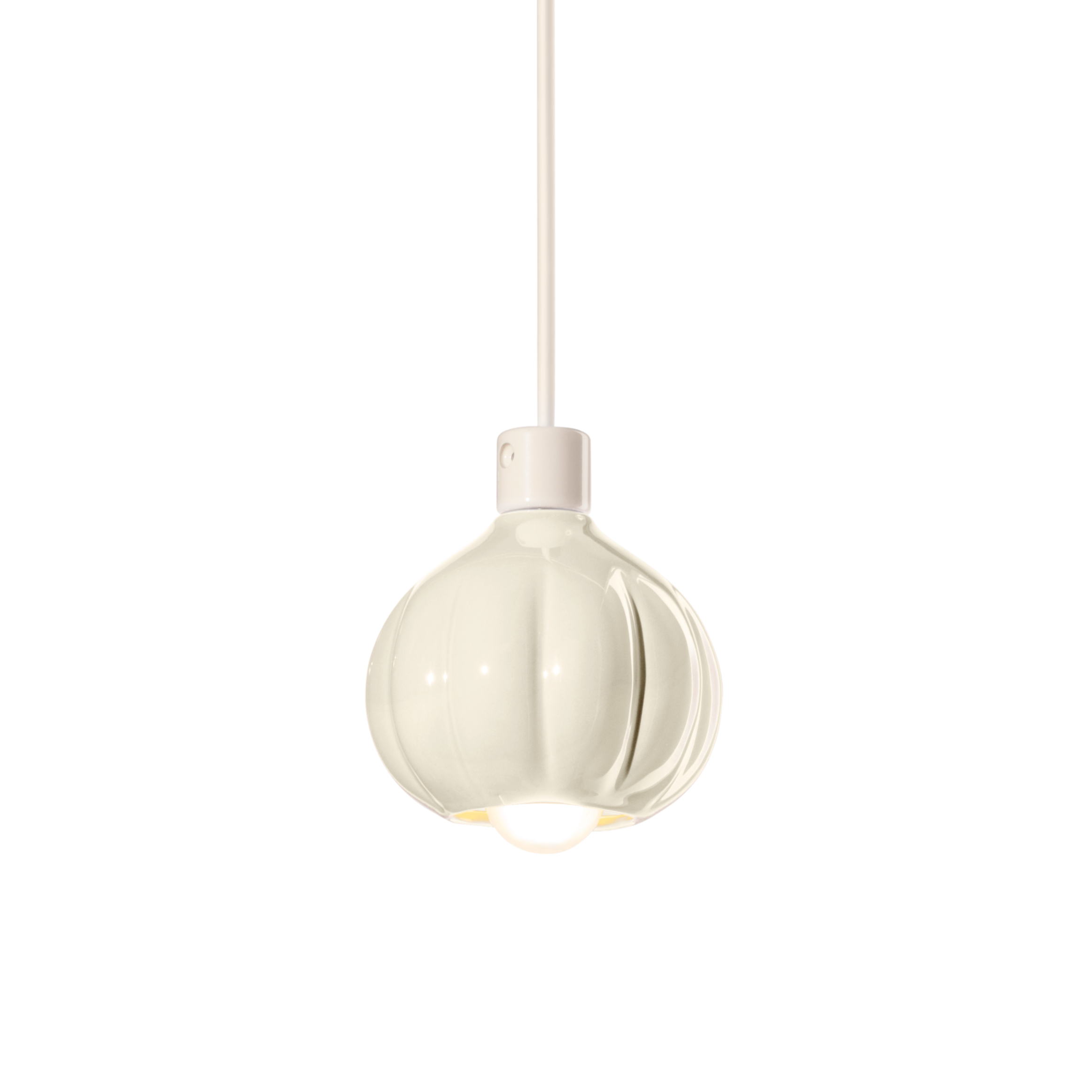AFOXÉ cream ceramic pendant lamp