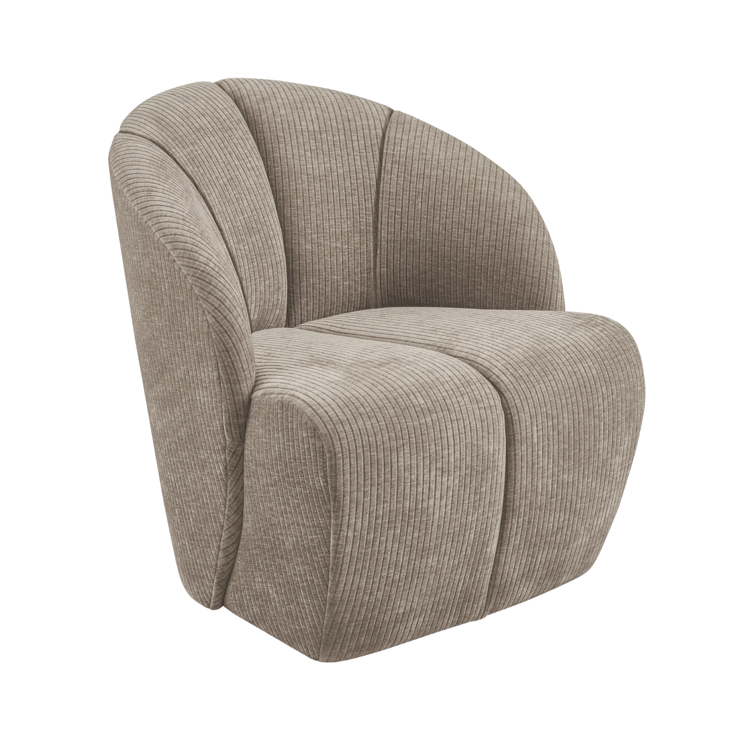 Drehstuhl MOJO dunkel sandfarbener Cord
