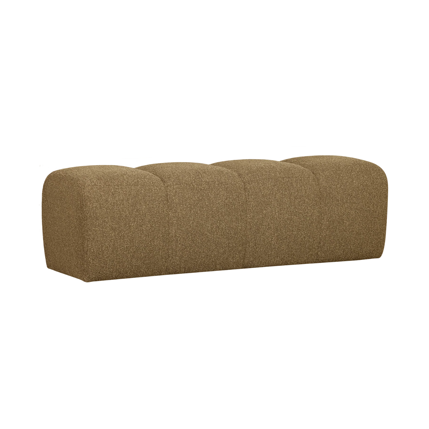 Bank MOJO dunkler Honig Bouclé